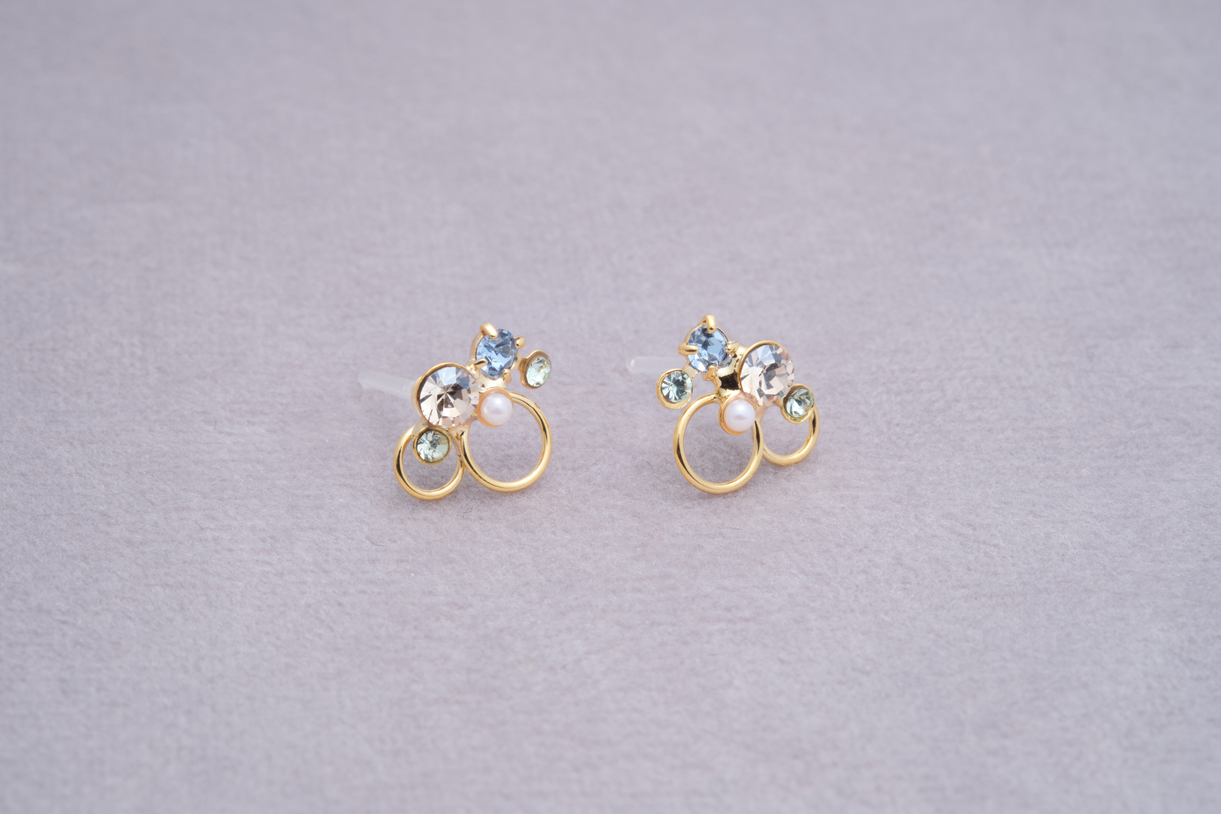 [toki.Tokyo] 樹脂耳針 | 金色 | NO.23