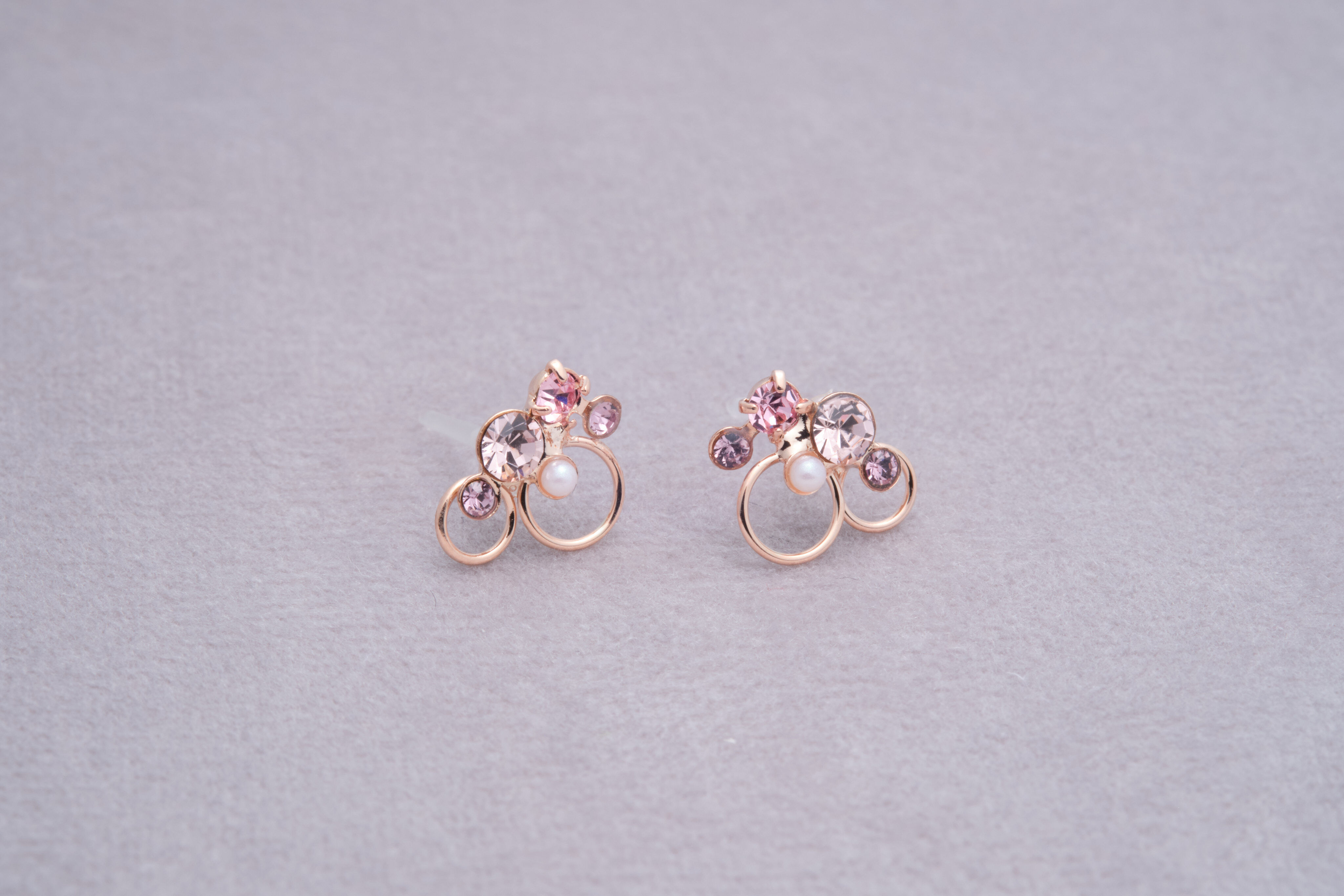 [toki.Tokyo] 樹脂耳針 | 玫瑰金 | NO.24