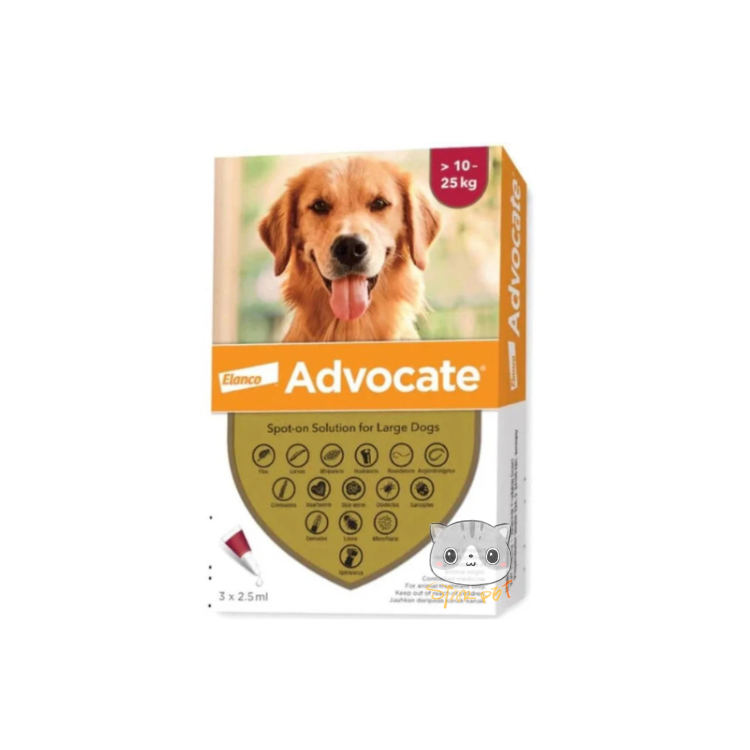 Elanco (Bayer) Advocate 10-25kg for Dogs