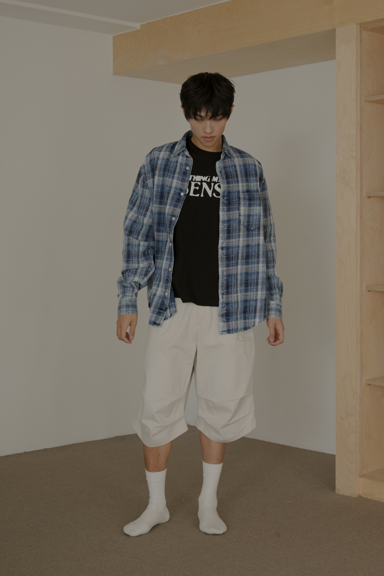 Eve Washing Check Shirt #襯衫