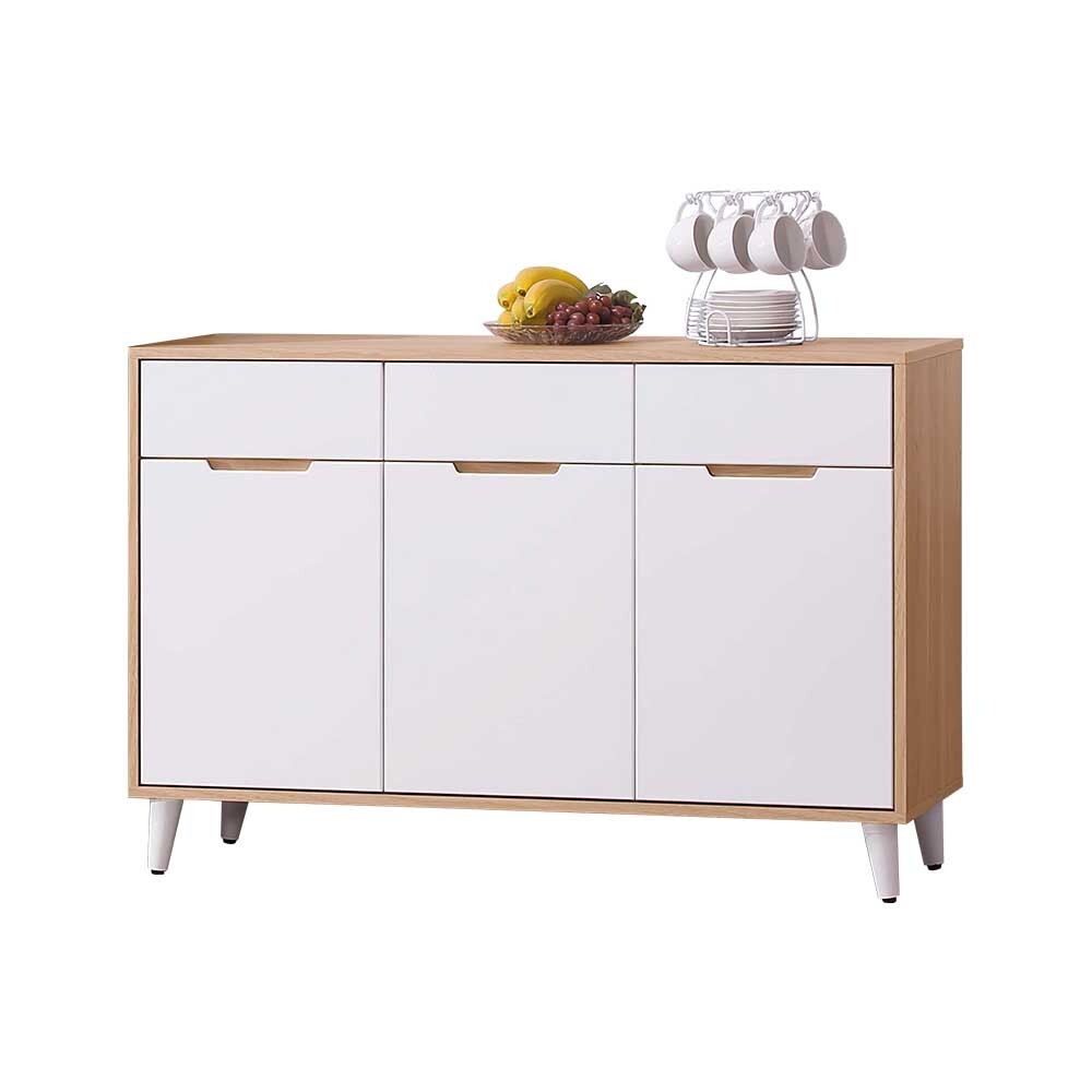 伊甸4尺北歐風收納餐櫃/碗盤置物櫃/電器櫃(下座)