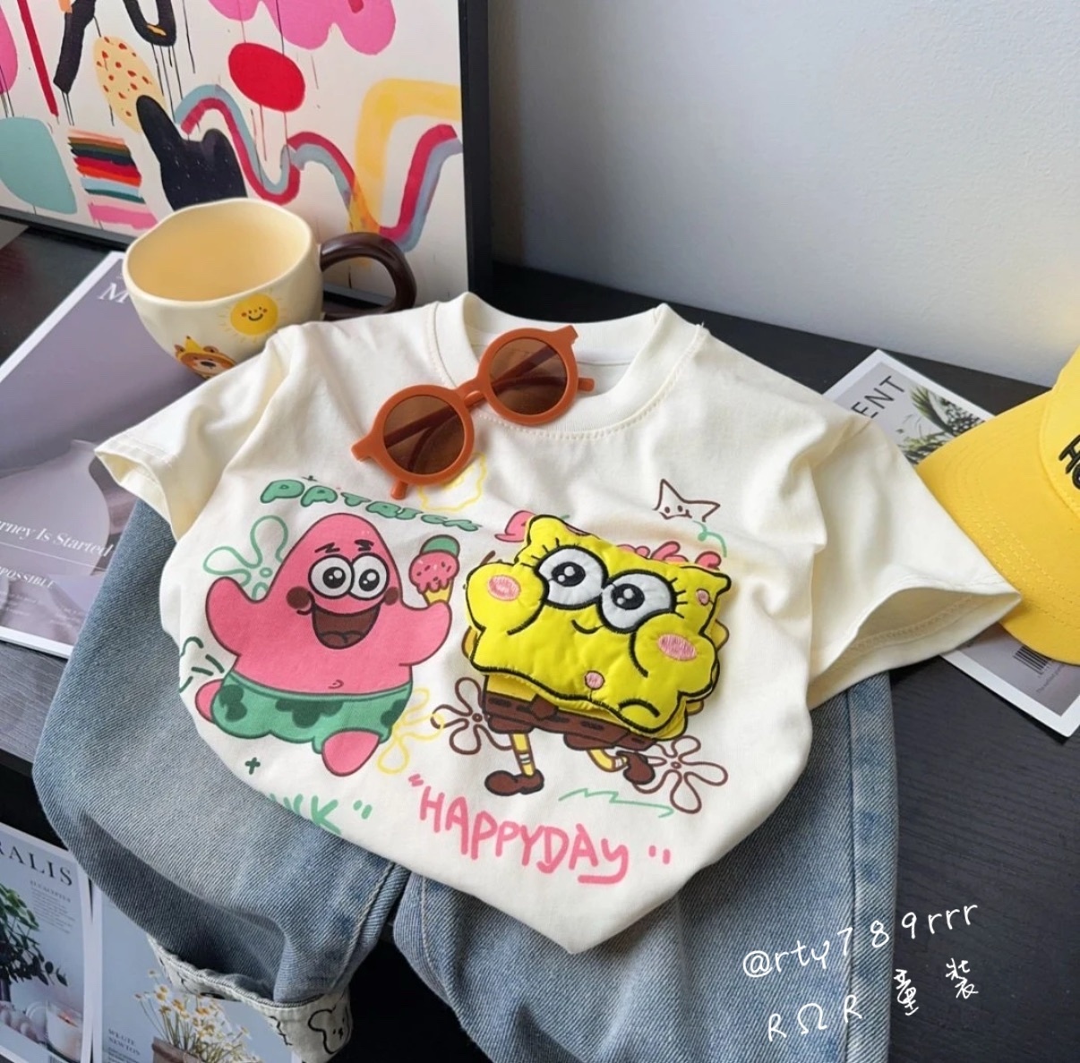 搗蛋雙寶立體歡樂T