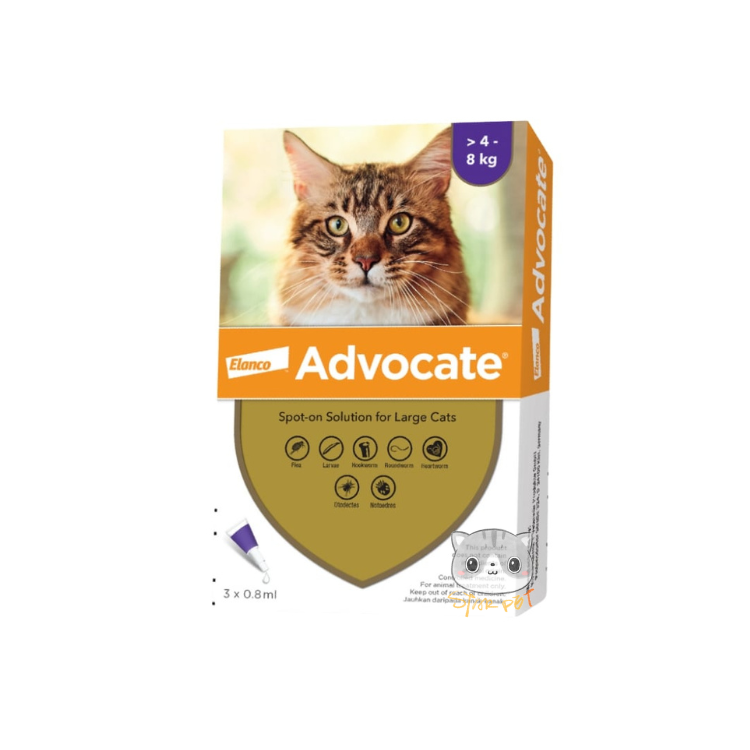 Elanco (Bayer)  Advocate 4-8kg for cats