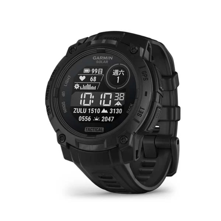 Garmin 010-02935-90 / 010-03020-43 Instinct 3 – 50mm Solar 戰術版智能手錶