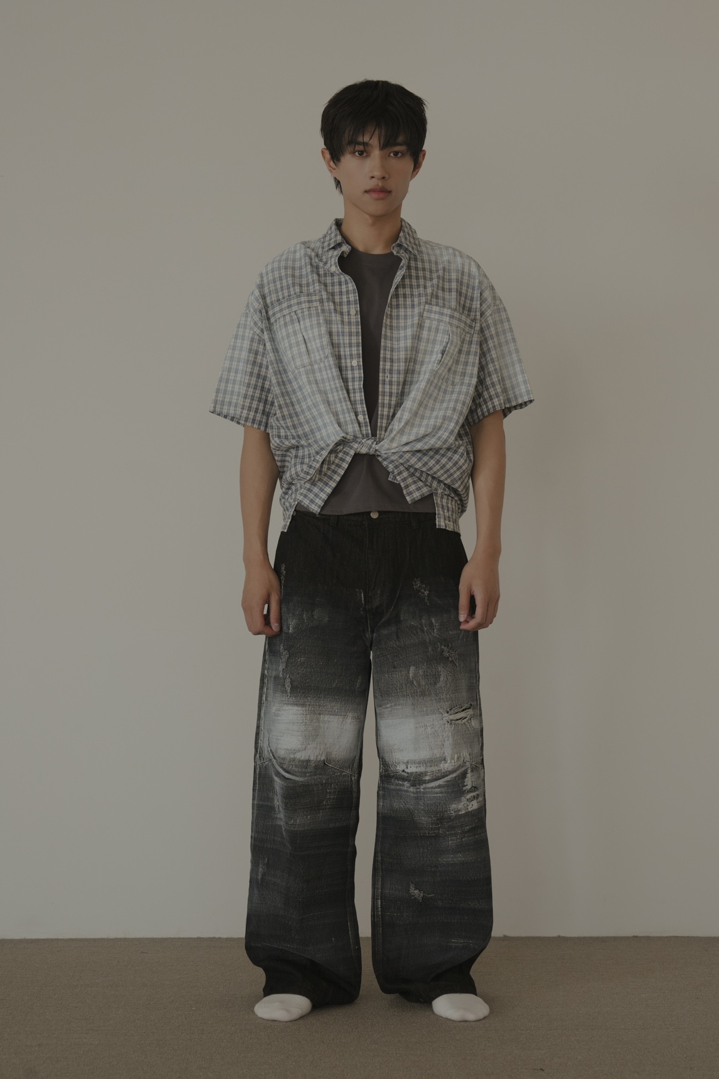 Fiction Paint Denim Pants #牛仔褲 (售完不補)