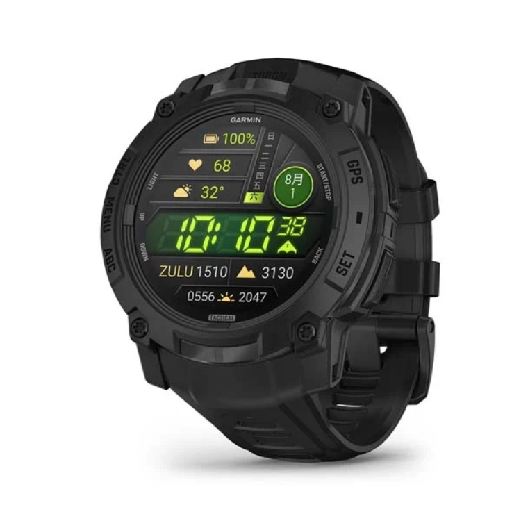 Garmin 010-03020-90 Instinct 3 – 50 mm AMOLED 戰術版智能手錶