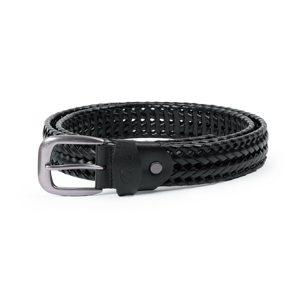 Dime Braided Leather Belt