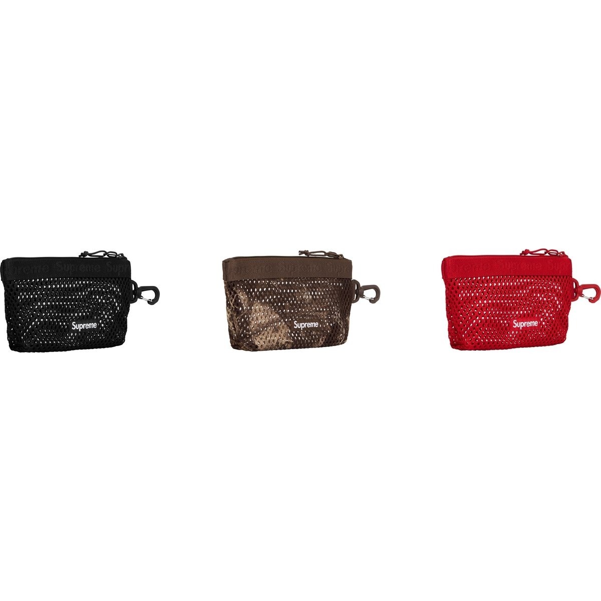 2025SS SUPREME Mesh Mini Pouch 網眼 收納包 零錢包 小包 3色 現貨