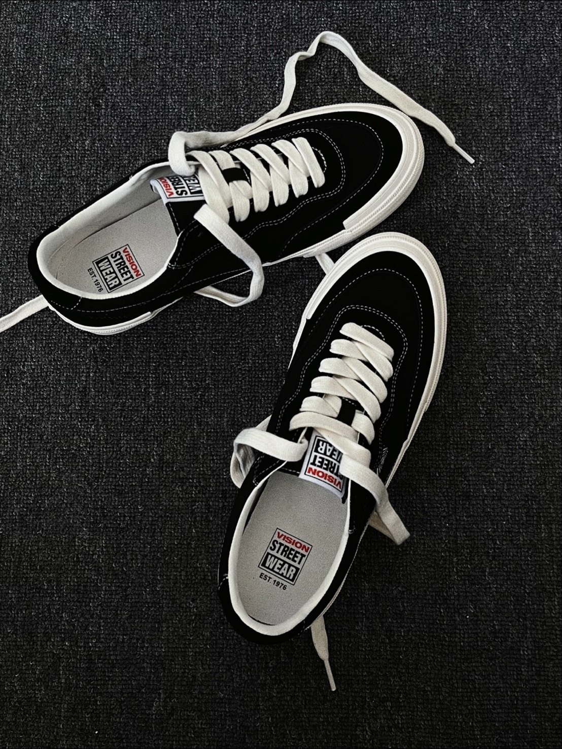 VISION STREET WEAR FLAT TOP系列 街頭滑板鞋 黑色 V231NY700802