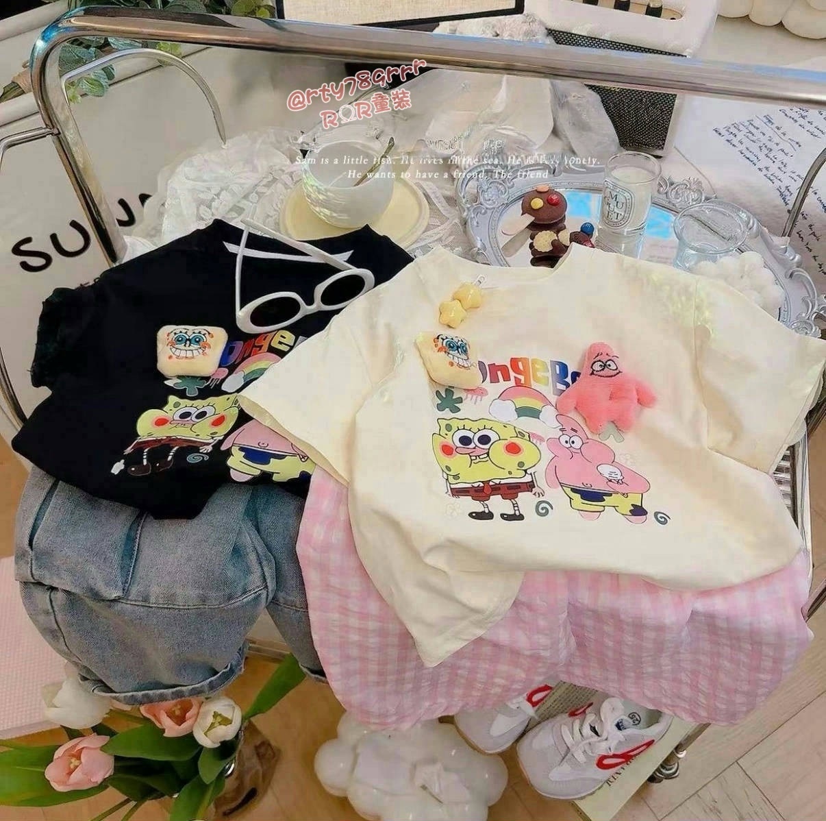 彩虹好朋友立體吊飾T