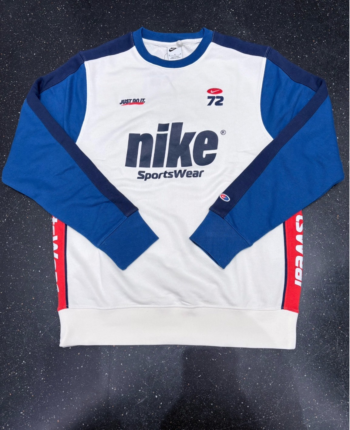 Nike Club 經典圓領衛衣 男款 帆白