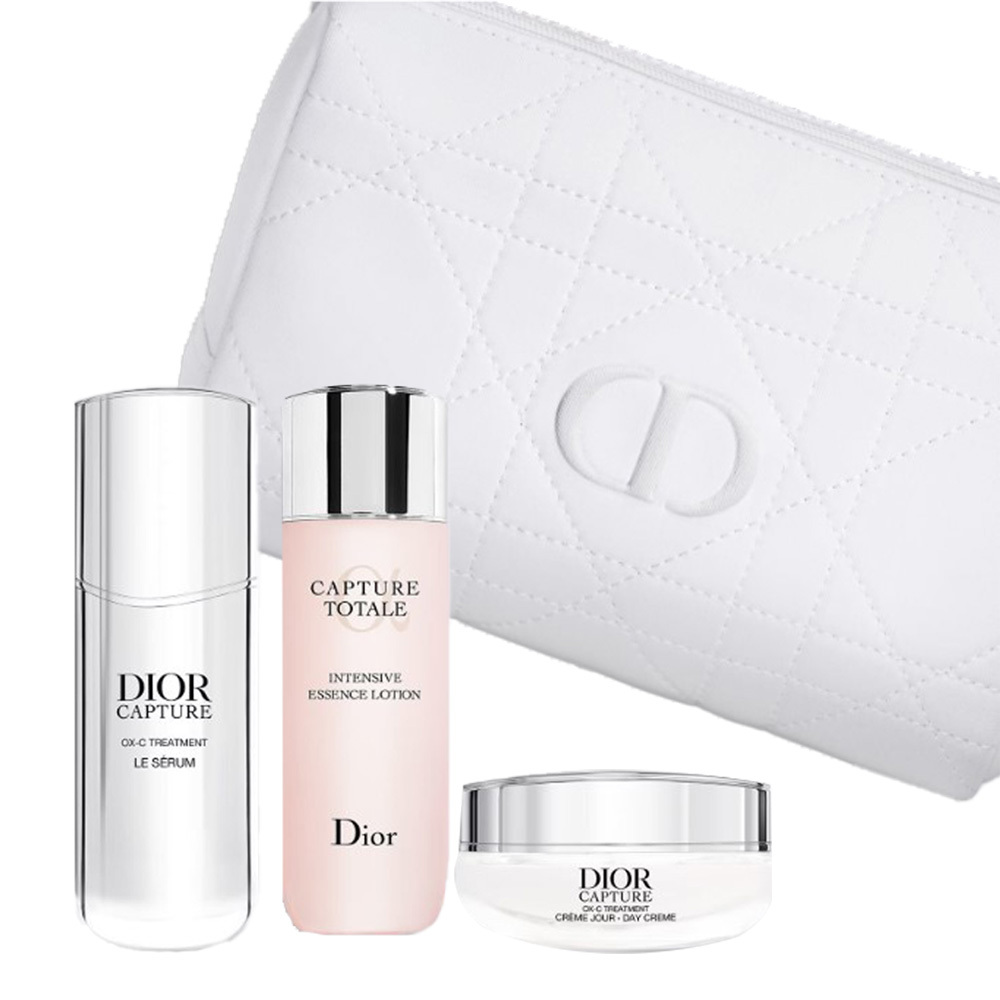 DIOR 逆時活氧精華膠原修護組 - 奇肌露50ml+活氧膠原精華30ml+活氧膠原霜15ml