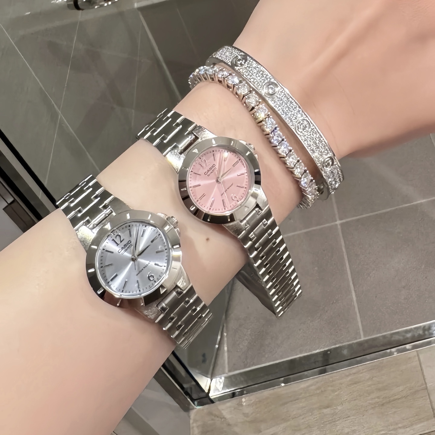 日本限定🇯🇵CASIO卡西歐 STANDARD系列 碎碎冰石英手錶