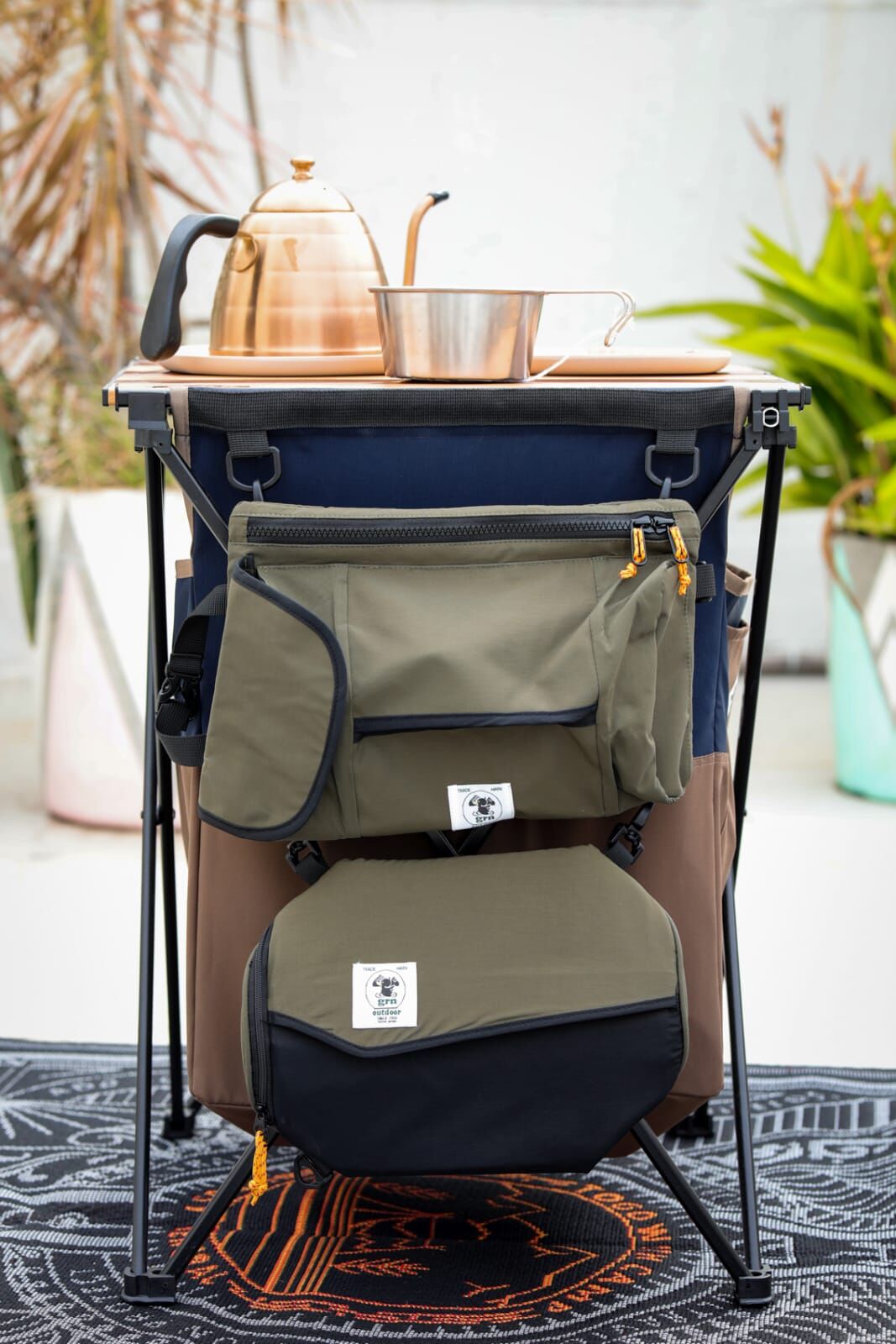 GRN 紙巾盒和廚房紙架 - GO1417F