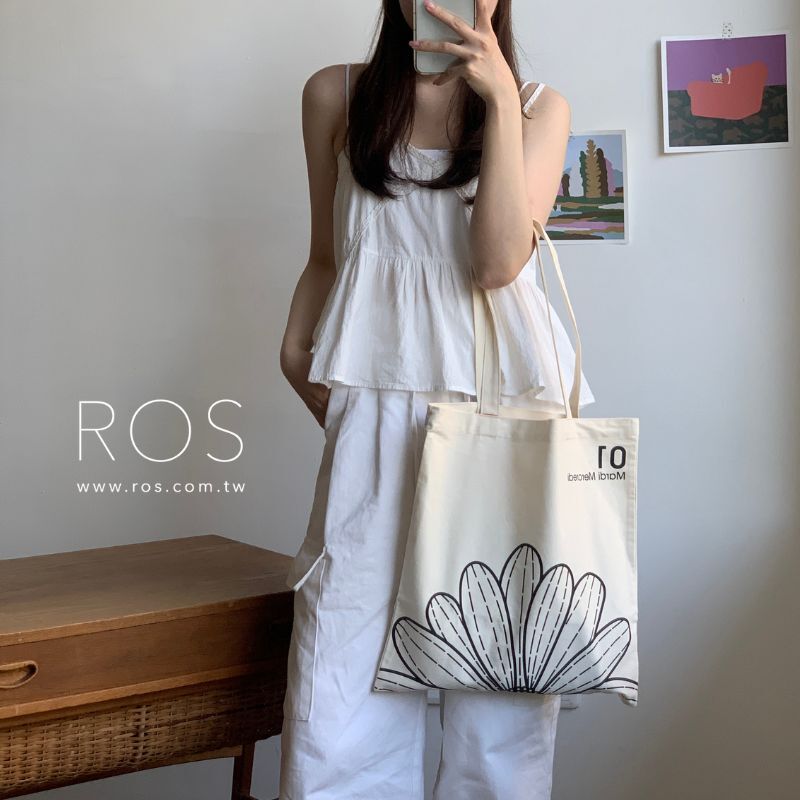 Mardi Mercredi 小雛菊帆布袋 (2colors)