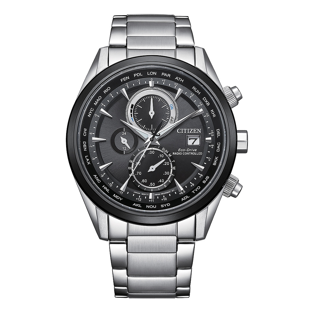 【Citizen 星辰】AT8265-81L/AT8266-89E 三眼計時 萬年曆 日期星期顯示 不鏽鋼 光動能 手錶