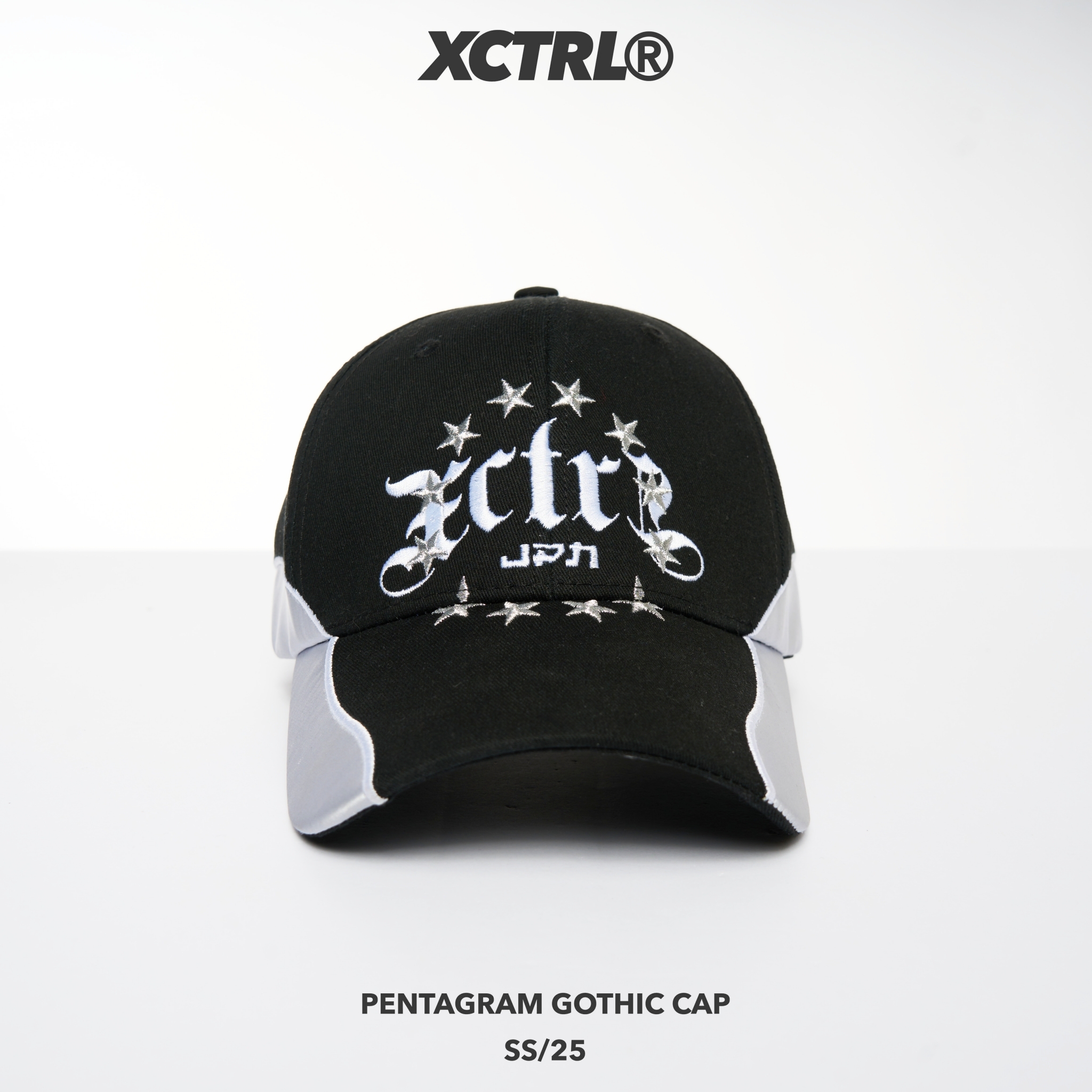 XCTRL 五芒星歌德彎帽-黑
