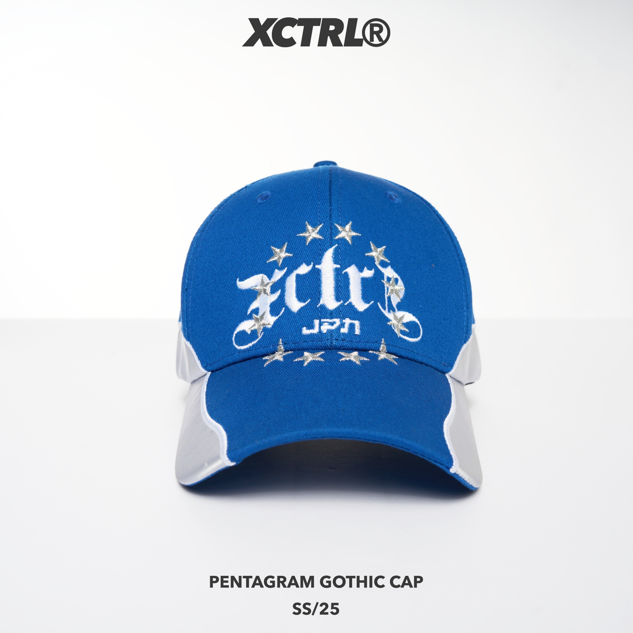 XCTRL 五芒星歌德彎帽-藍