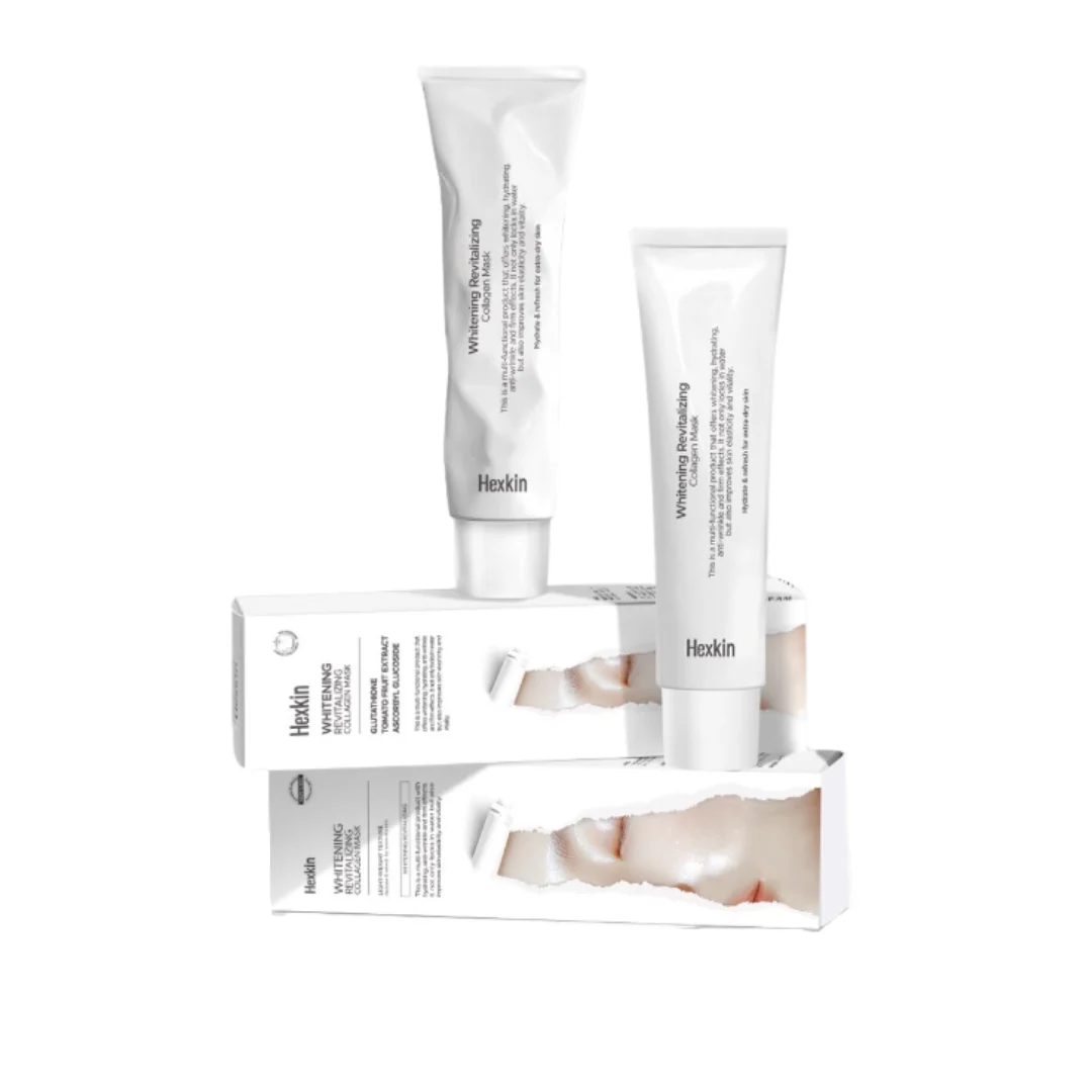 現 貨丨Hexkin - Whitening Revitalizing Collagen Mask美白人皮膠原蛋白面膜 65g