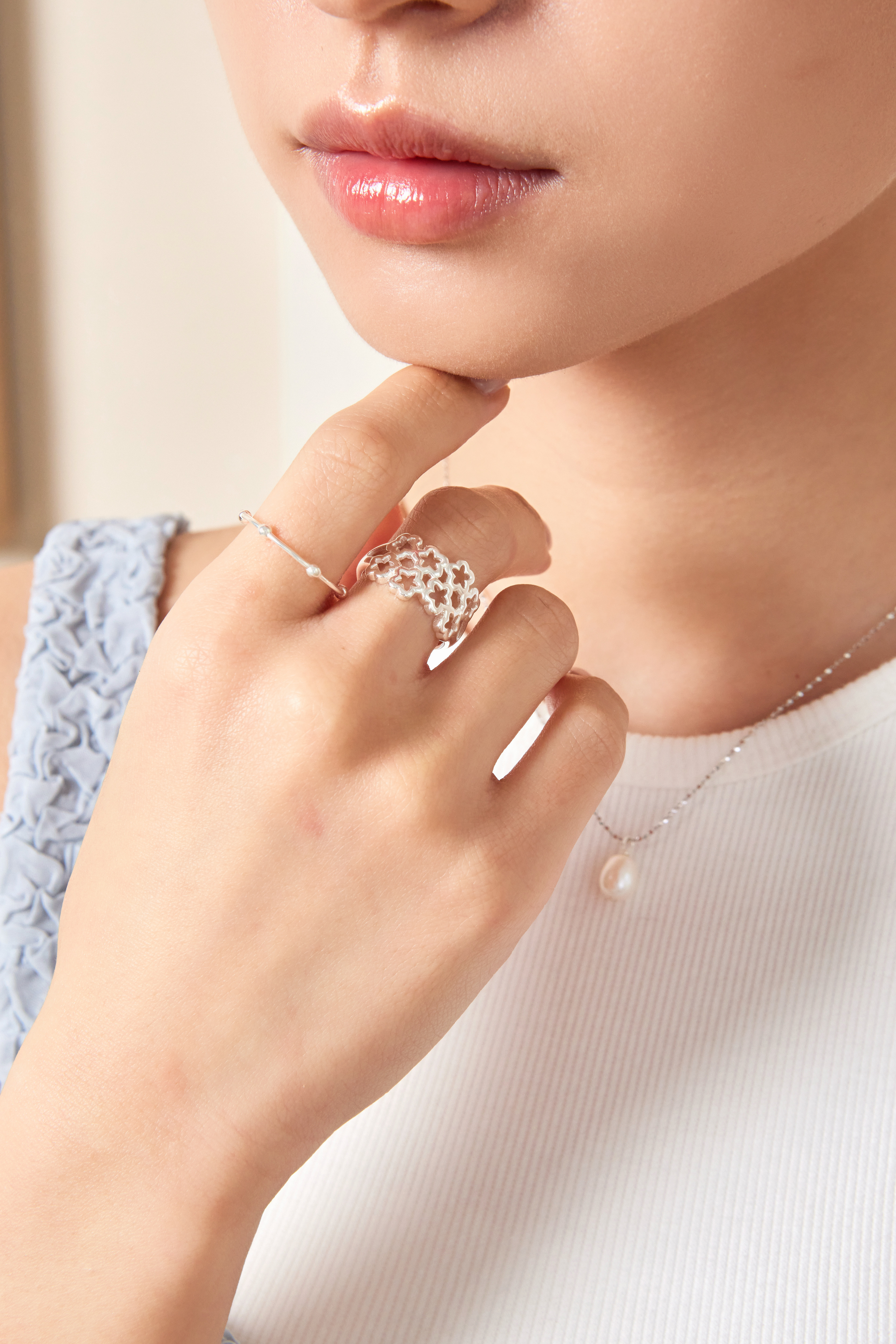 R1101  | 純銀滿天星星🌟戒指