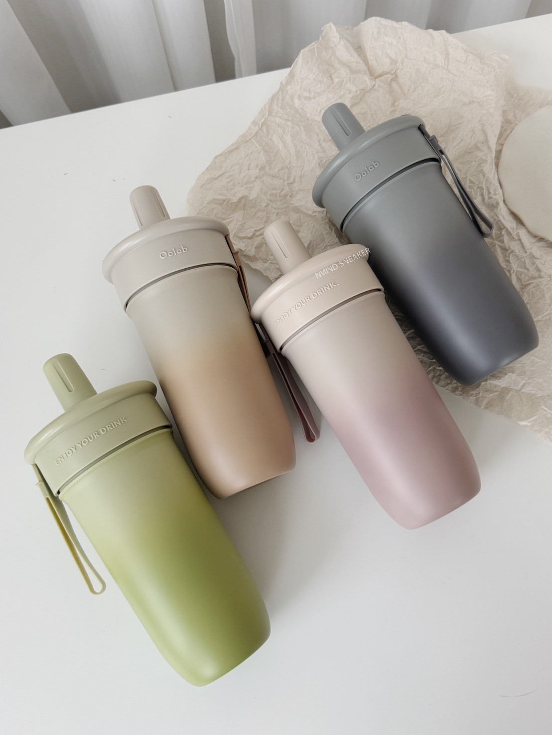 <2026首團> Oolab 奶蓋師系列豆沙吸管杯 800ml