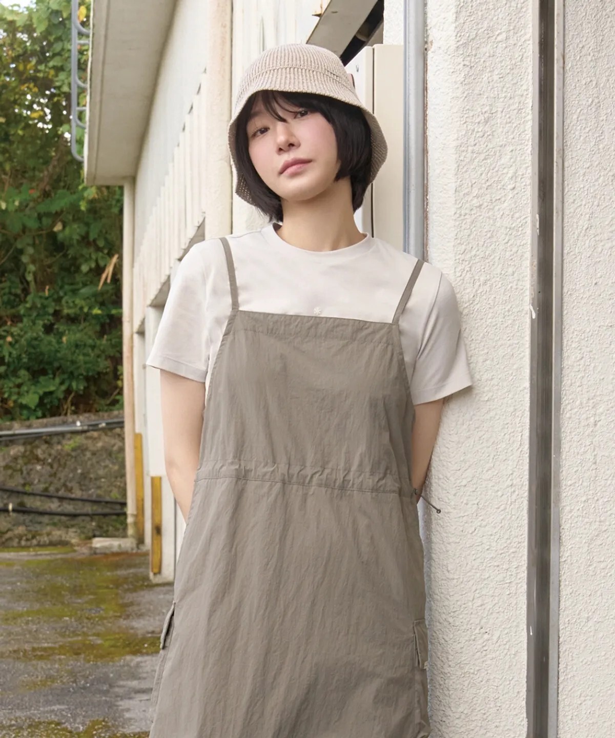 【OWN】Snow Peak 涼感 短袖上衣 快乾 防曬 排汗 短T 女版 黑色 白色 藍色 奶茶