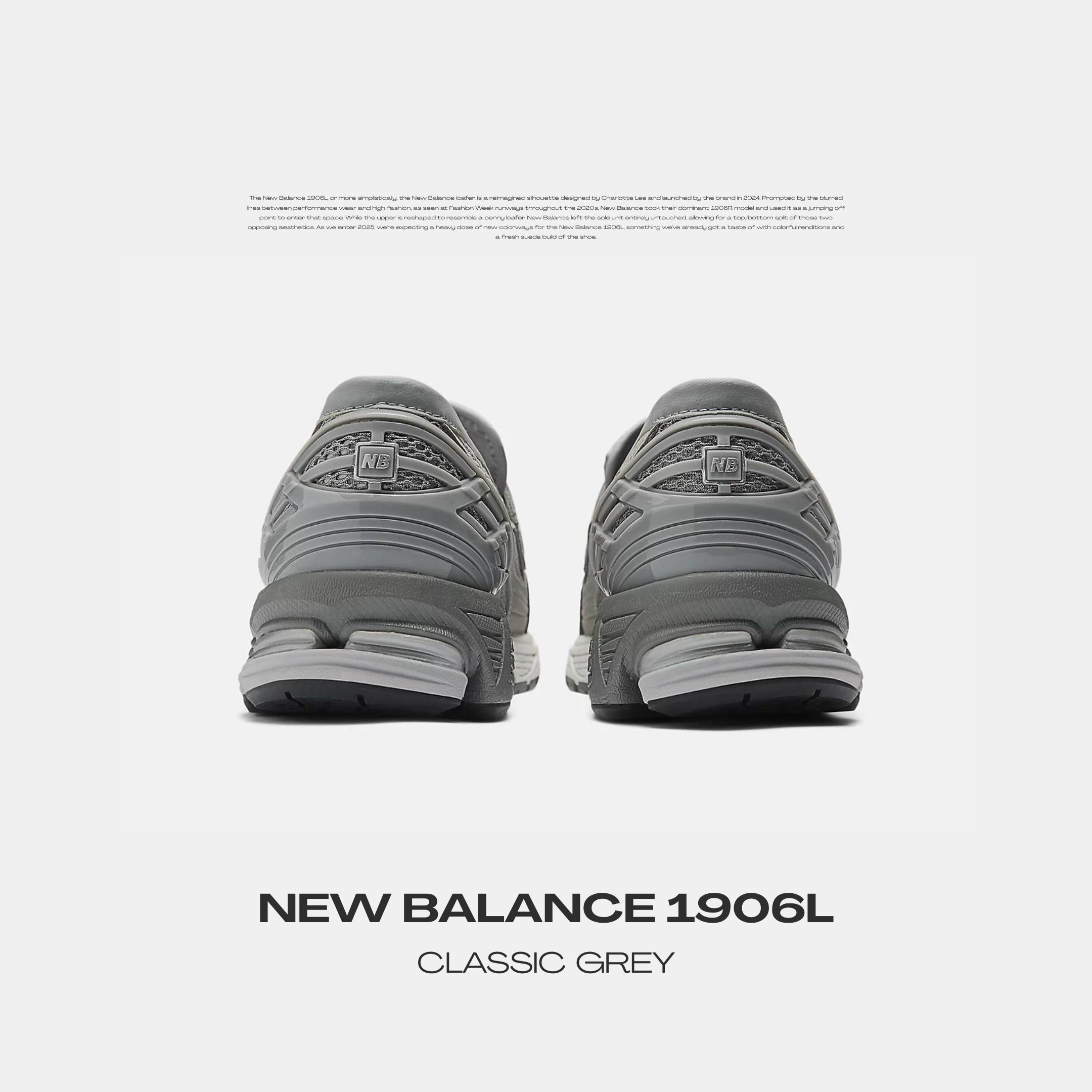 NICEDAY 代購New Balance 1906L 經典灰灰色灰銀穆勒鞋懶人U1906LGR