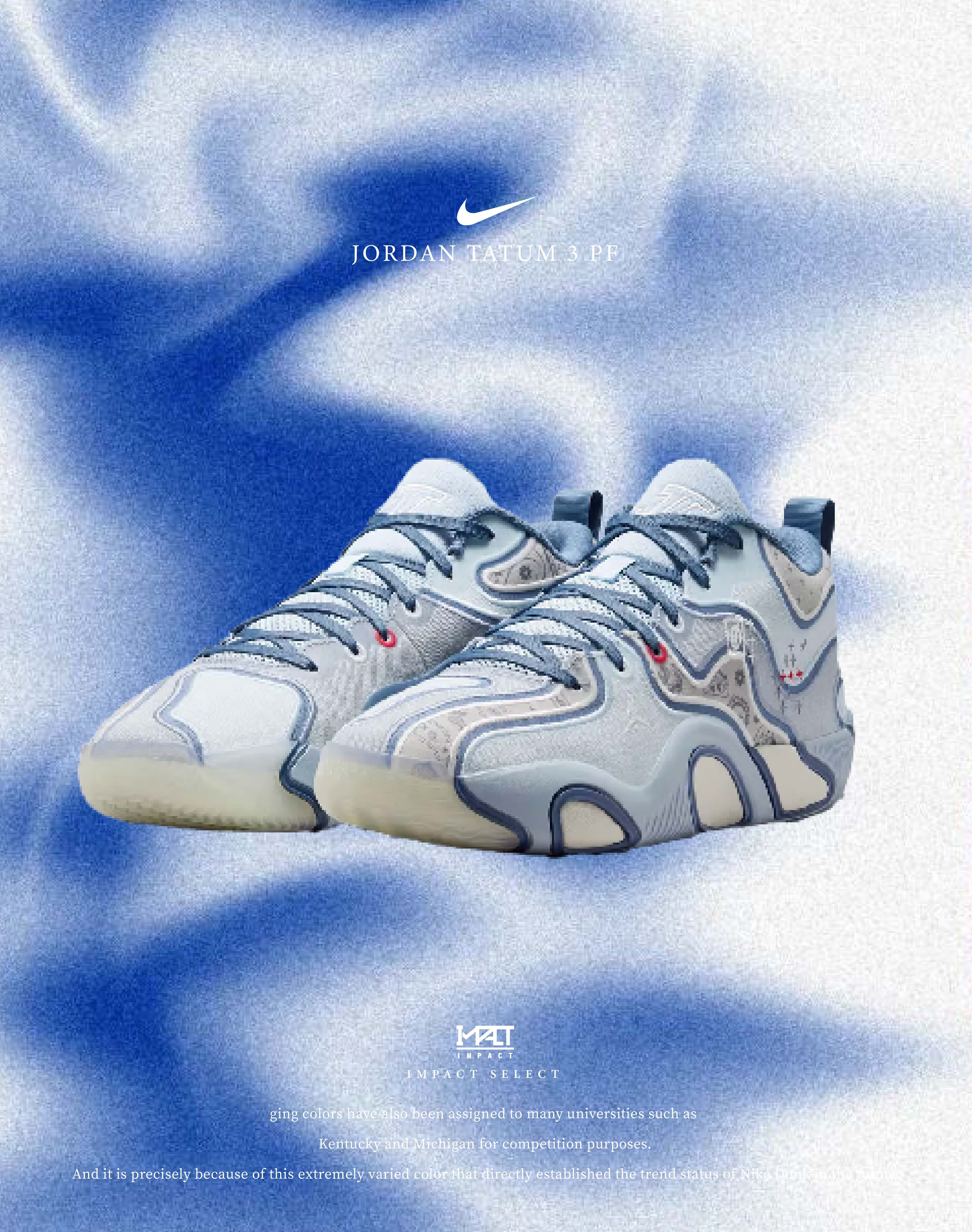 NIKE JORDAN TATUM 3 PF BORO DENIM 丹寧 變形蟲 牛仔藍 籃球鞋 HV5911-401