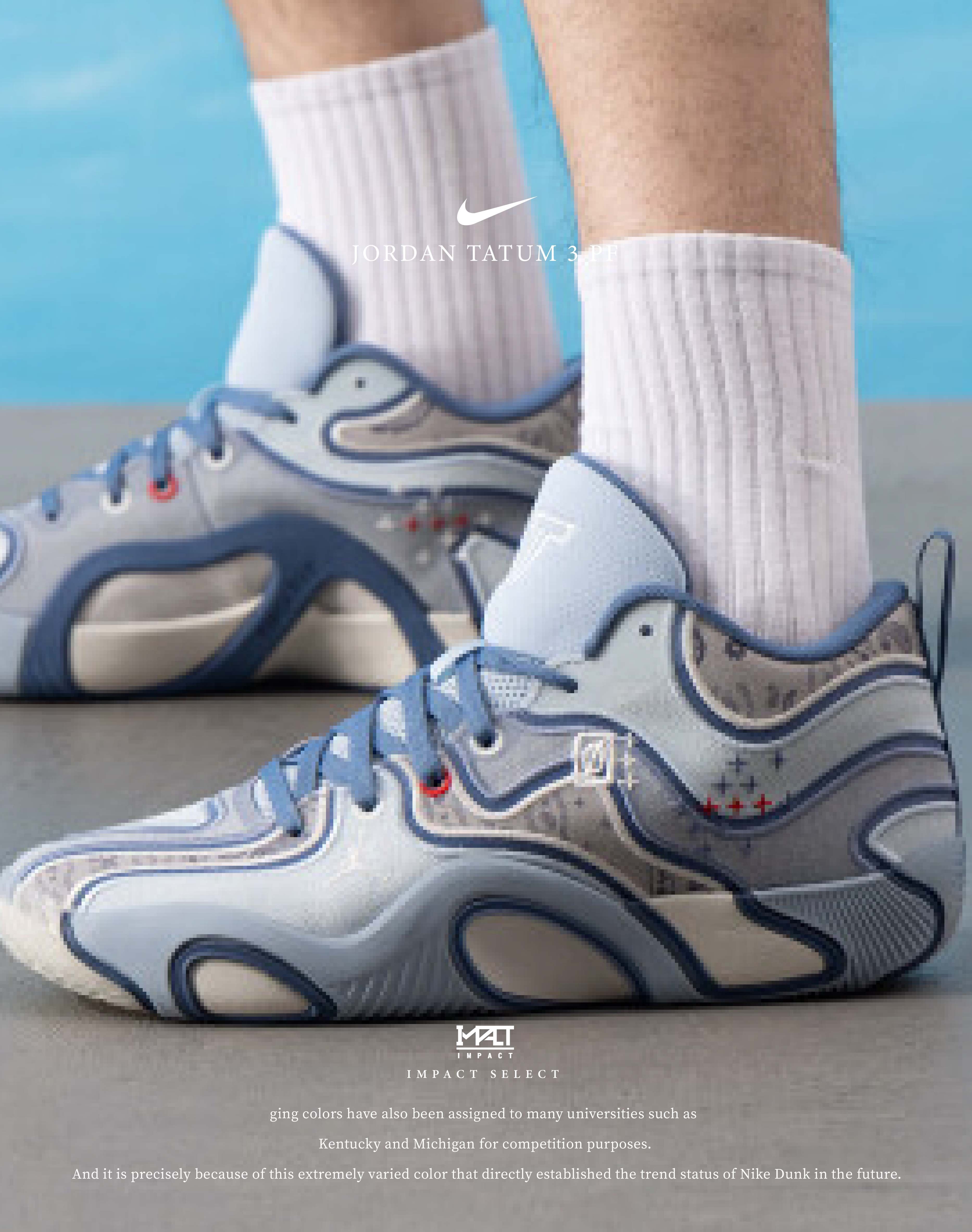 NIKE JORDAN TATUM 3 PF BORO DENIM 丹寧 變形蟲 牛仔藍 籃球鞋 HV5911-401