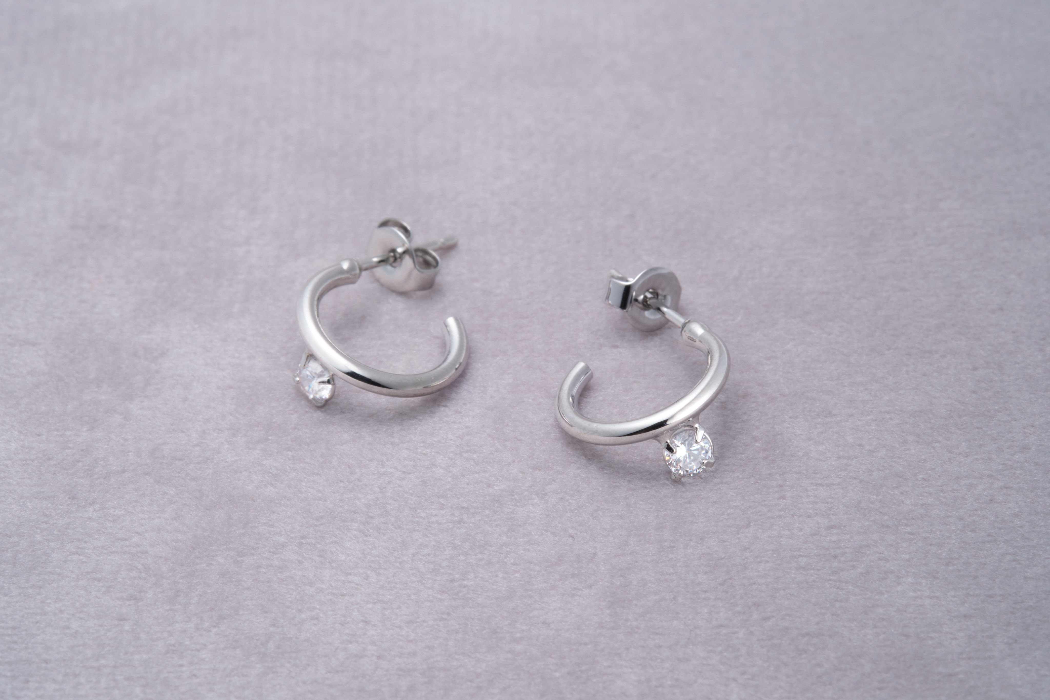 [toki.Tokyo] 抗敏電鍍耳針 | 銀色 | NO.190