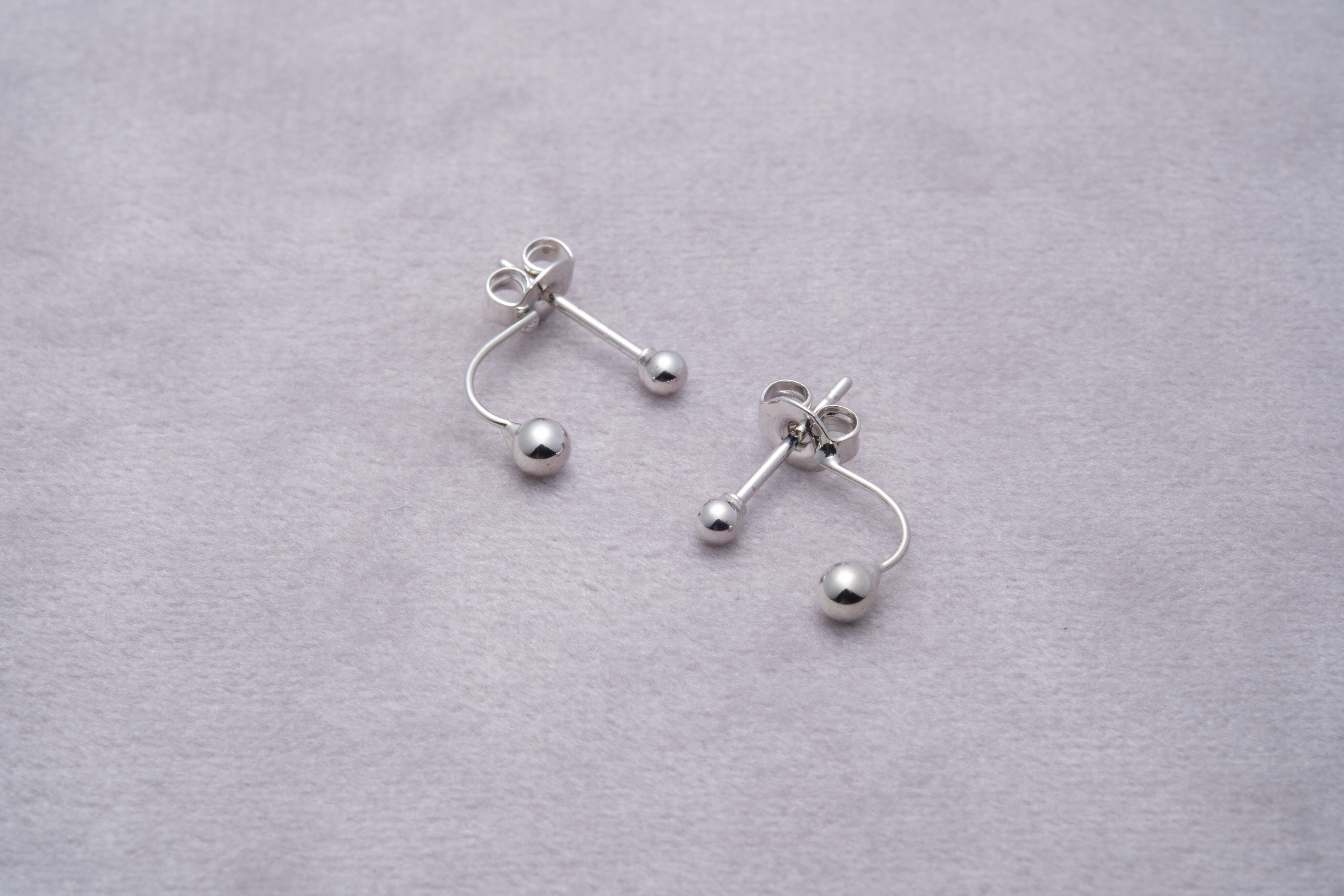 [toki.Tokyo] 抗敏電鍍耳針 | 銀色 | NO.192