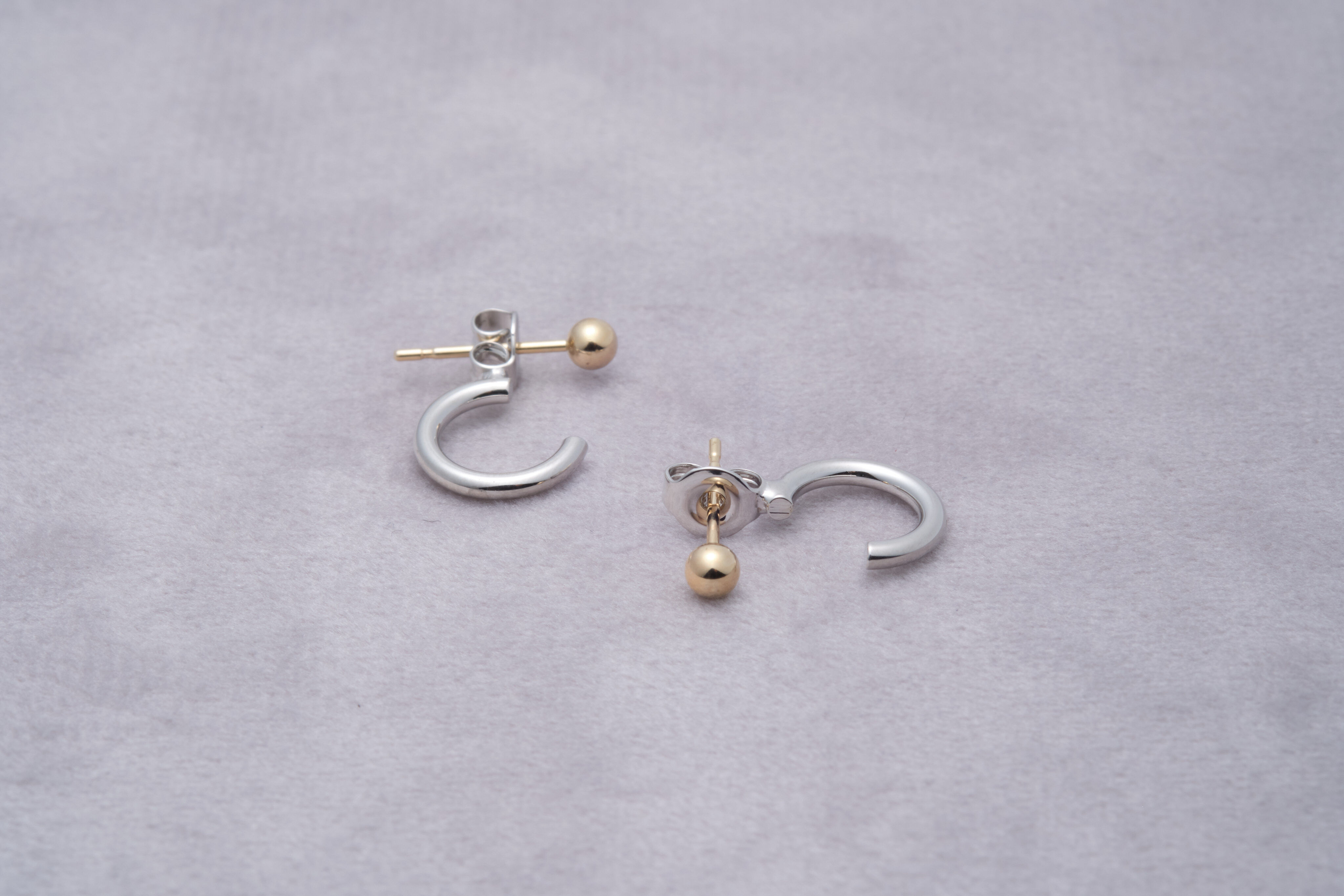 [toki.Tokyo] 抗敏電鍍耳針 | 銀色 | NO.194