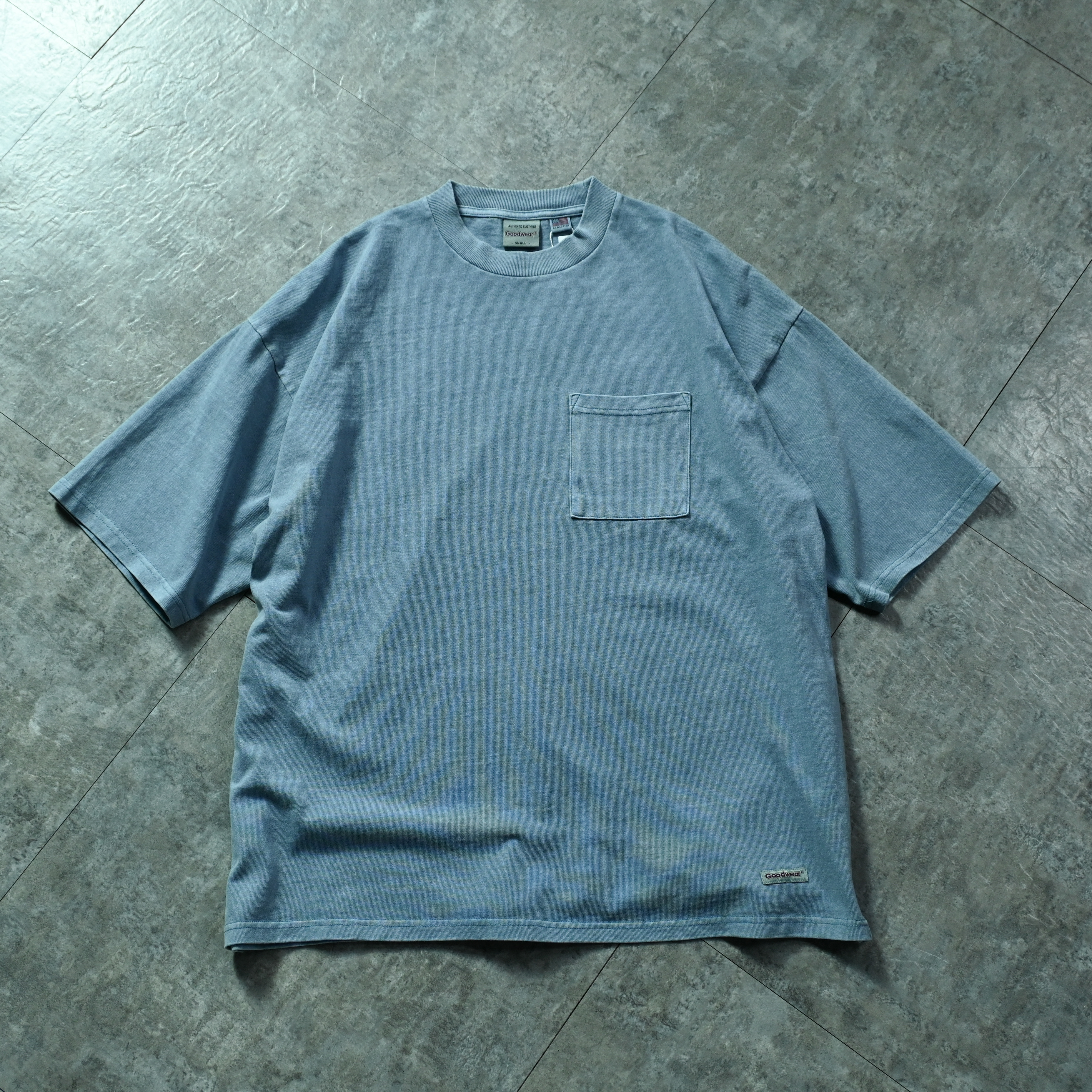 Goodwear Japan USA Cotton Dyed Super BIG Pocket Tee