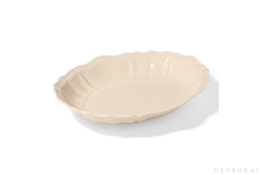 STUDIO M' - Sobokai Communus 饗宴浮雕盤 / 32.5cm / 奶油白