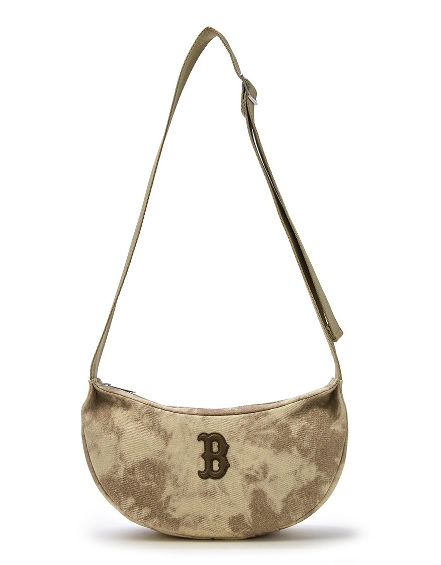 MLB 復古 水洗 腋下包 肩背包 NY/B 水洗灰/米咖