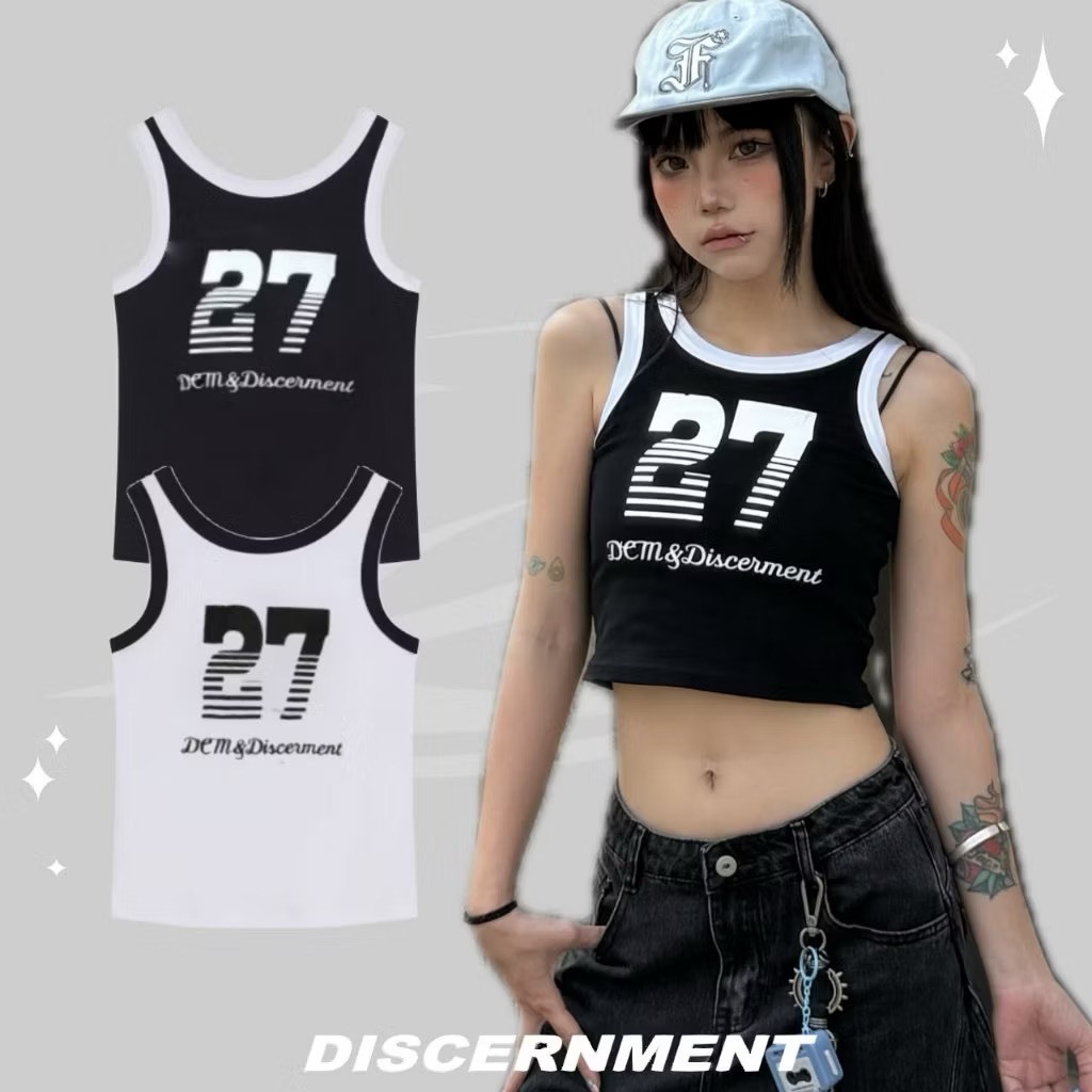 (GOAL) DCM 27 削肩 滾邊 背心 短版 削肩 DCM-W59