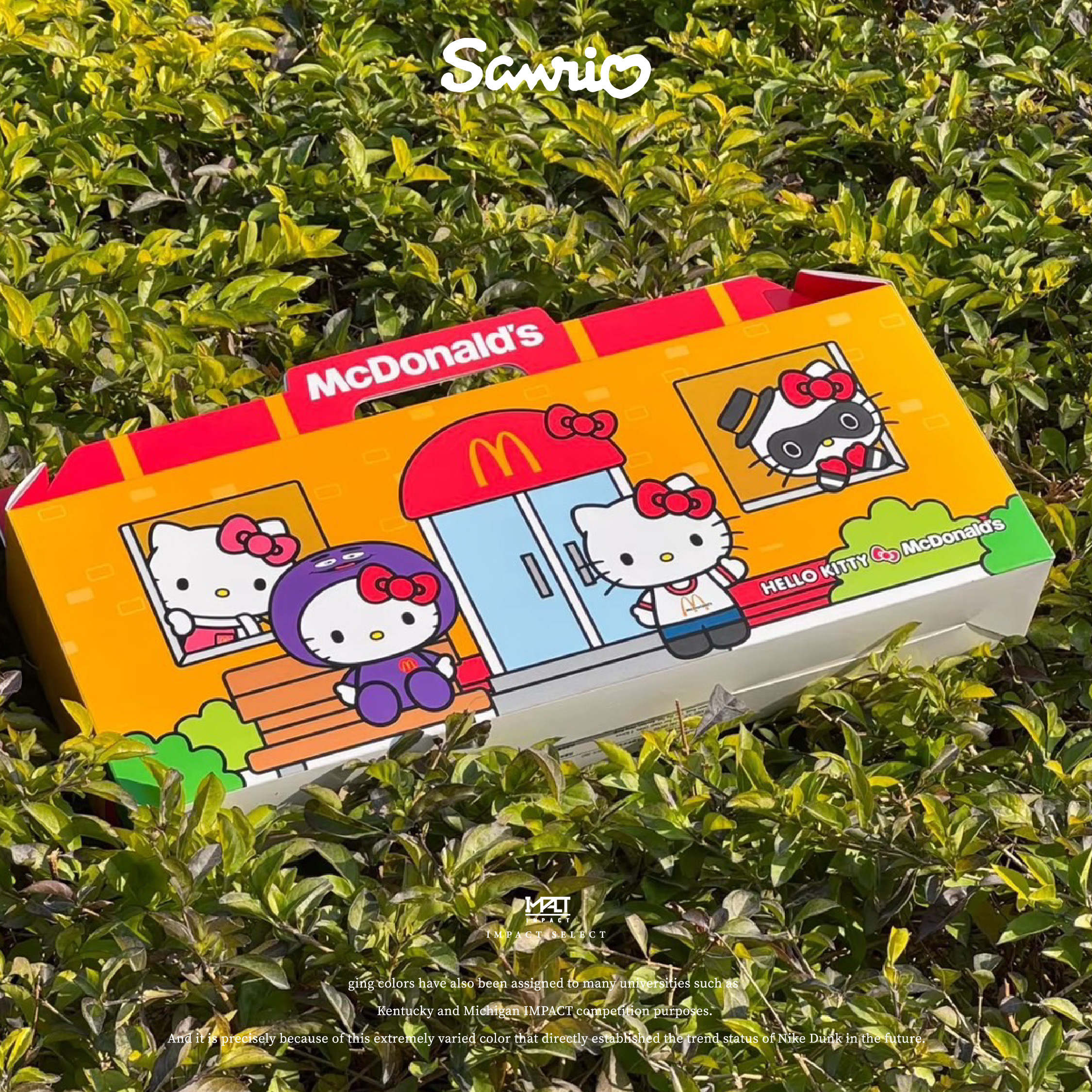 麥當勞 x Hello Kitty/凱蒂貓 港澳限定 Sanrio 50週年 毛絨公仔 正品 MDL-2501-0008