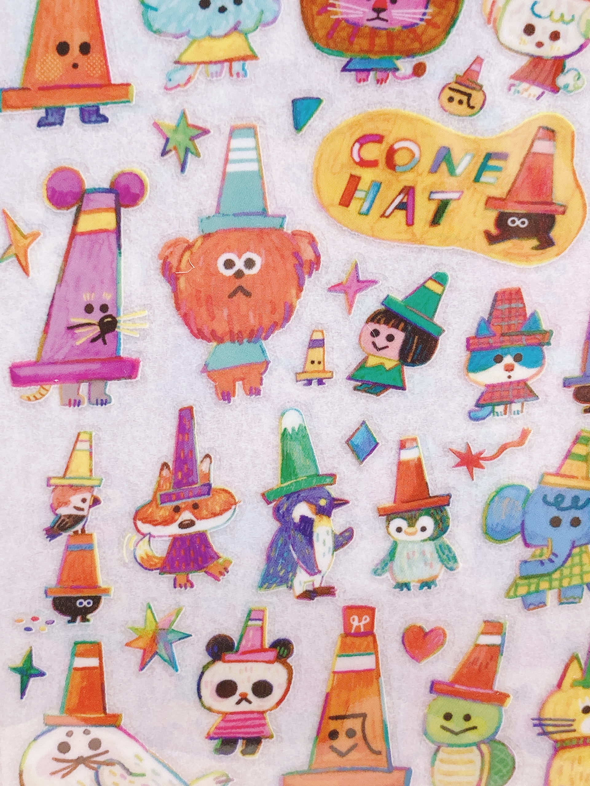 大宇人｜三角錐帽小子 轉印貼紙