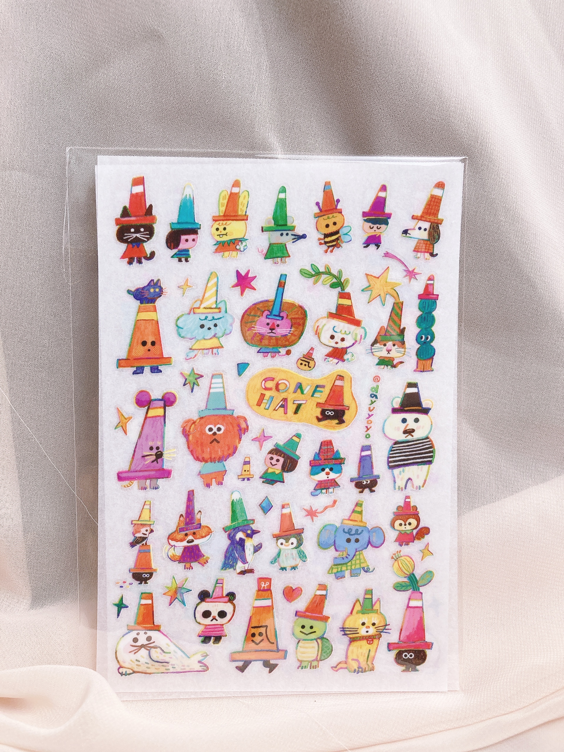 大宇人｜三角錐帽小子 轉印貼紙