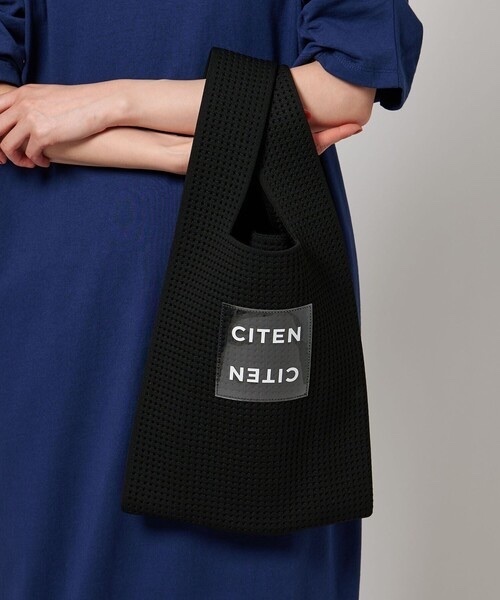 CITEN / Summer Knit Logo Shopper Bag