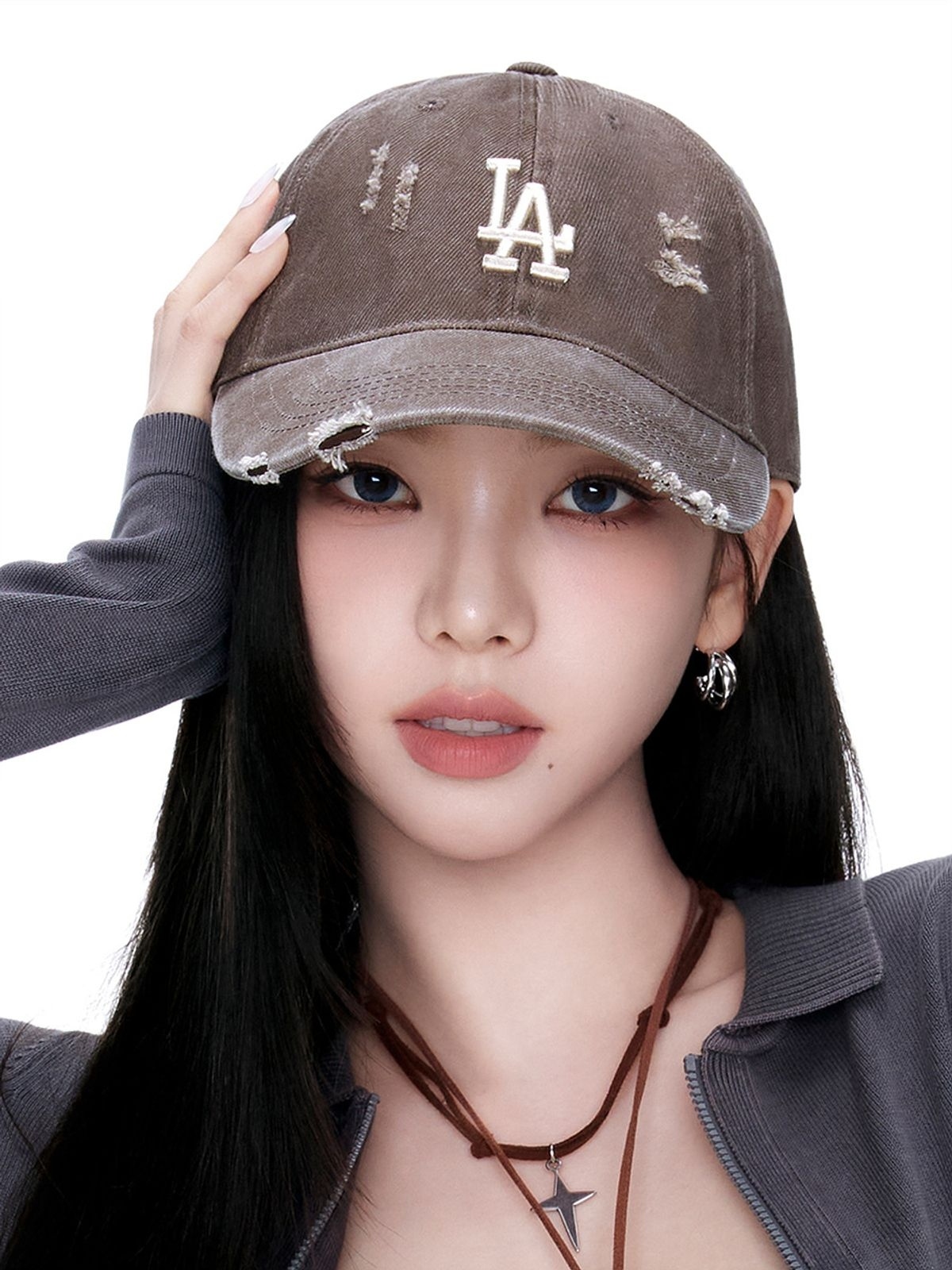 【代購】MLB Karina 卡寶 水洗 刷舊 棒球帽 MAY 3ACPVV34N