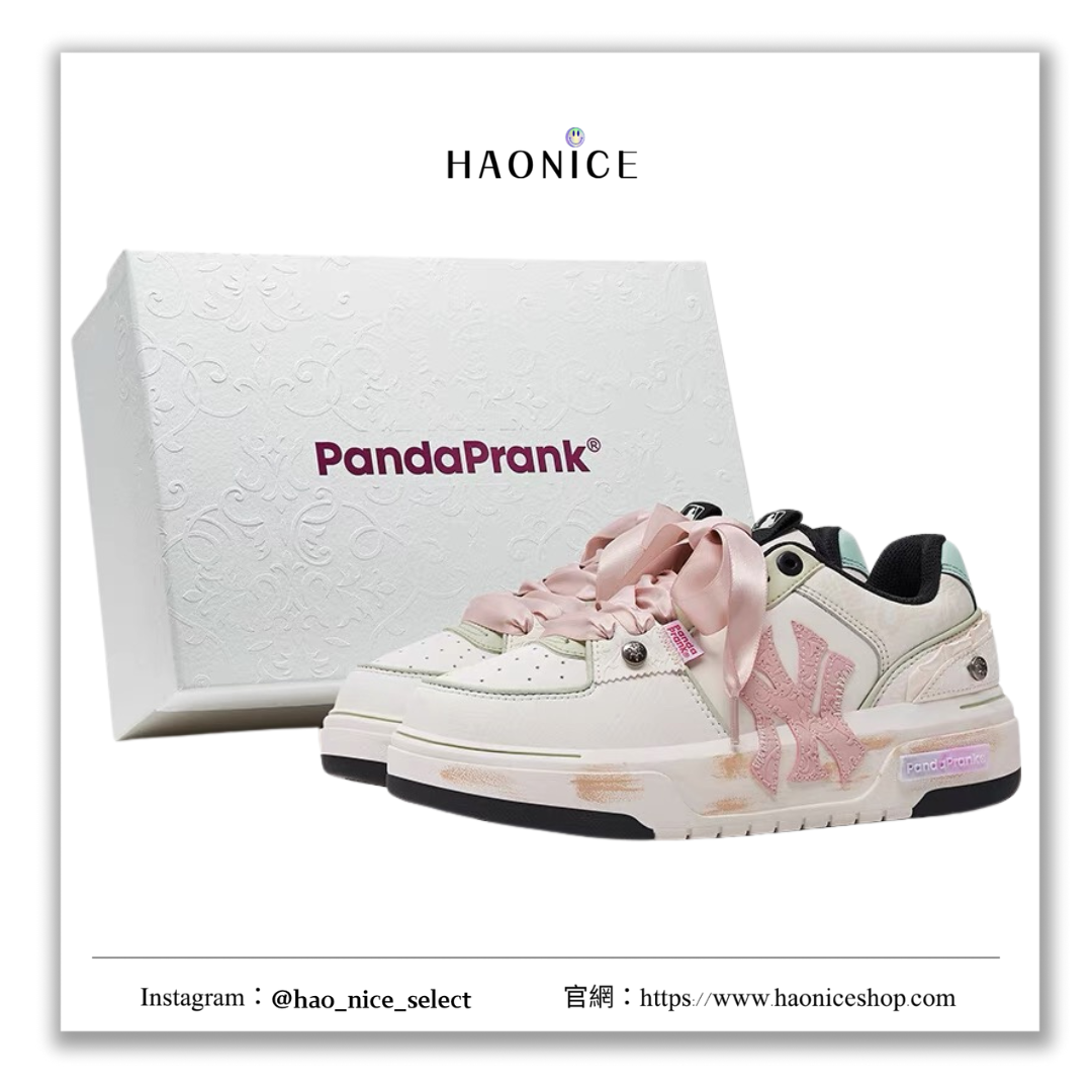 【HAO NICE】熊貓惡作劇系列 ❗️配合FAKEBUSTERS驗鞋 ❗️ MLB 紐約洋基隊 舞漾樂章系列 舞步訂製 時尚潮流低筒休閒鞋❤️