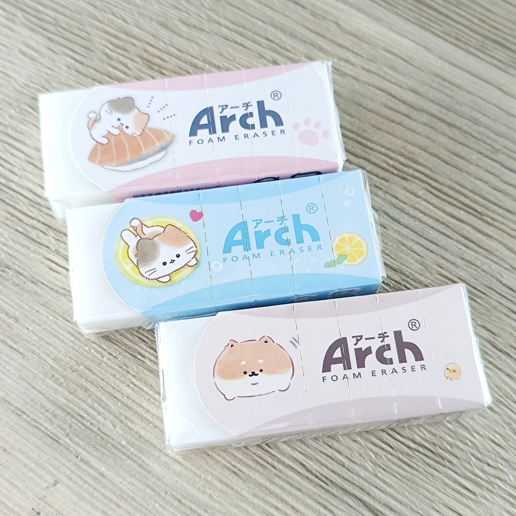 日本KAMIOxSAKURA．Arch 聯名款橡皮擦 共三款