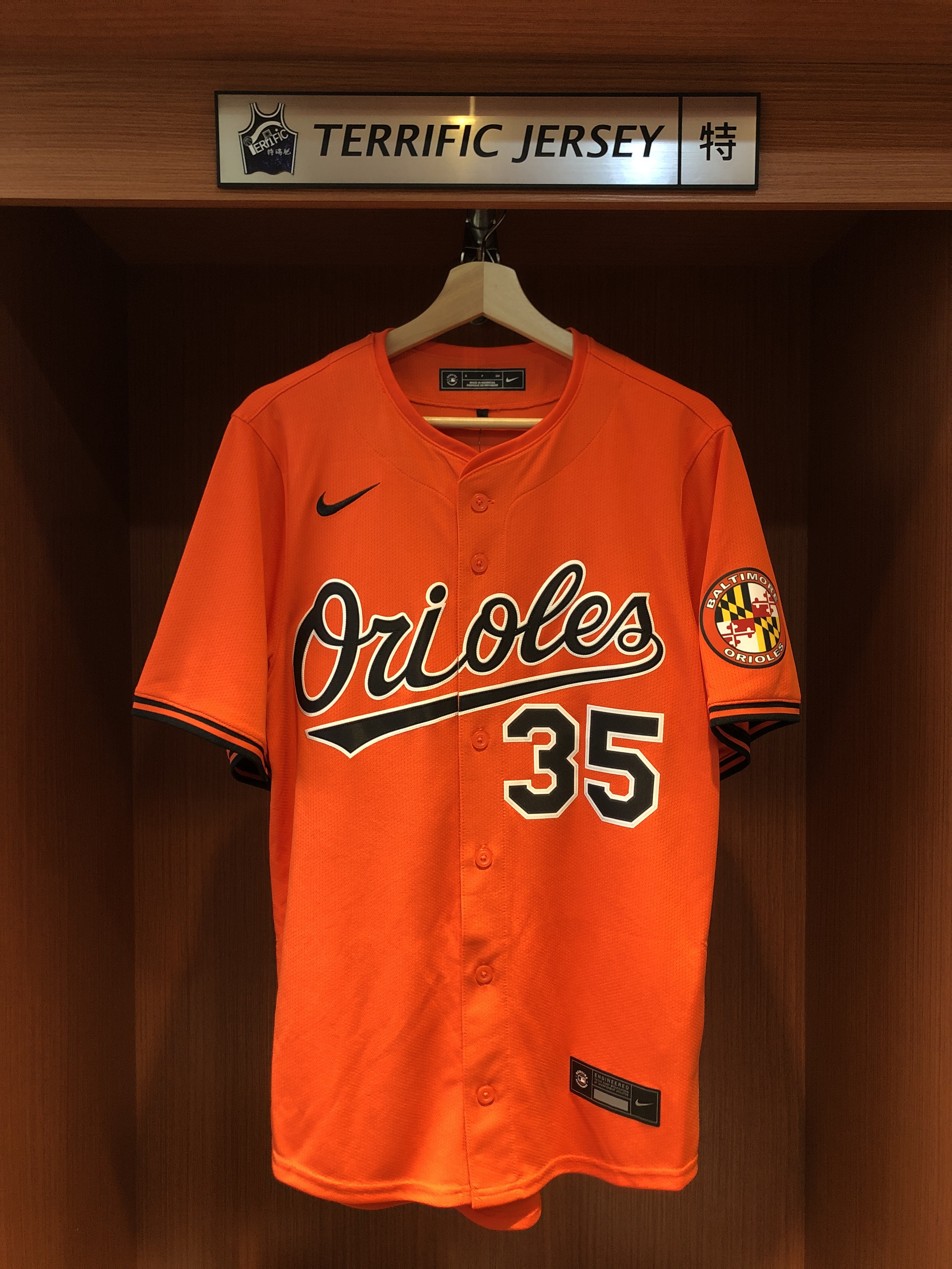 MLB球衣 Adley Rutschman 巴爾的摩金鶯橘 Nike Limited Player Name Jersey 球迷版 熱轉印 全新