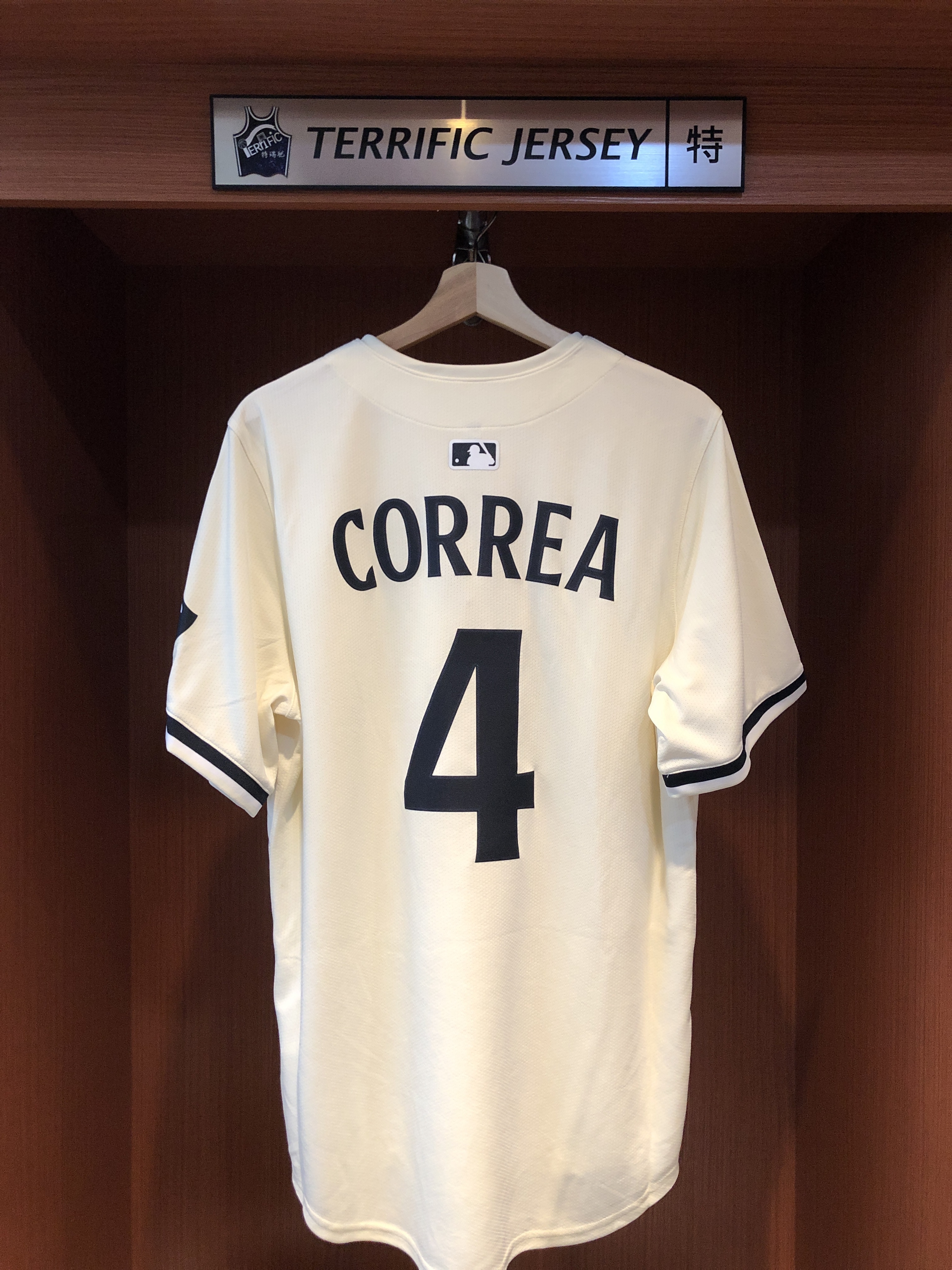 MLB球衣 Carlos Correa 明尼蘇達雙城奶油白 Nike Limited Player Name Jersey 球迷版 熱轉印 全新