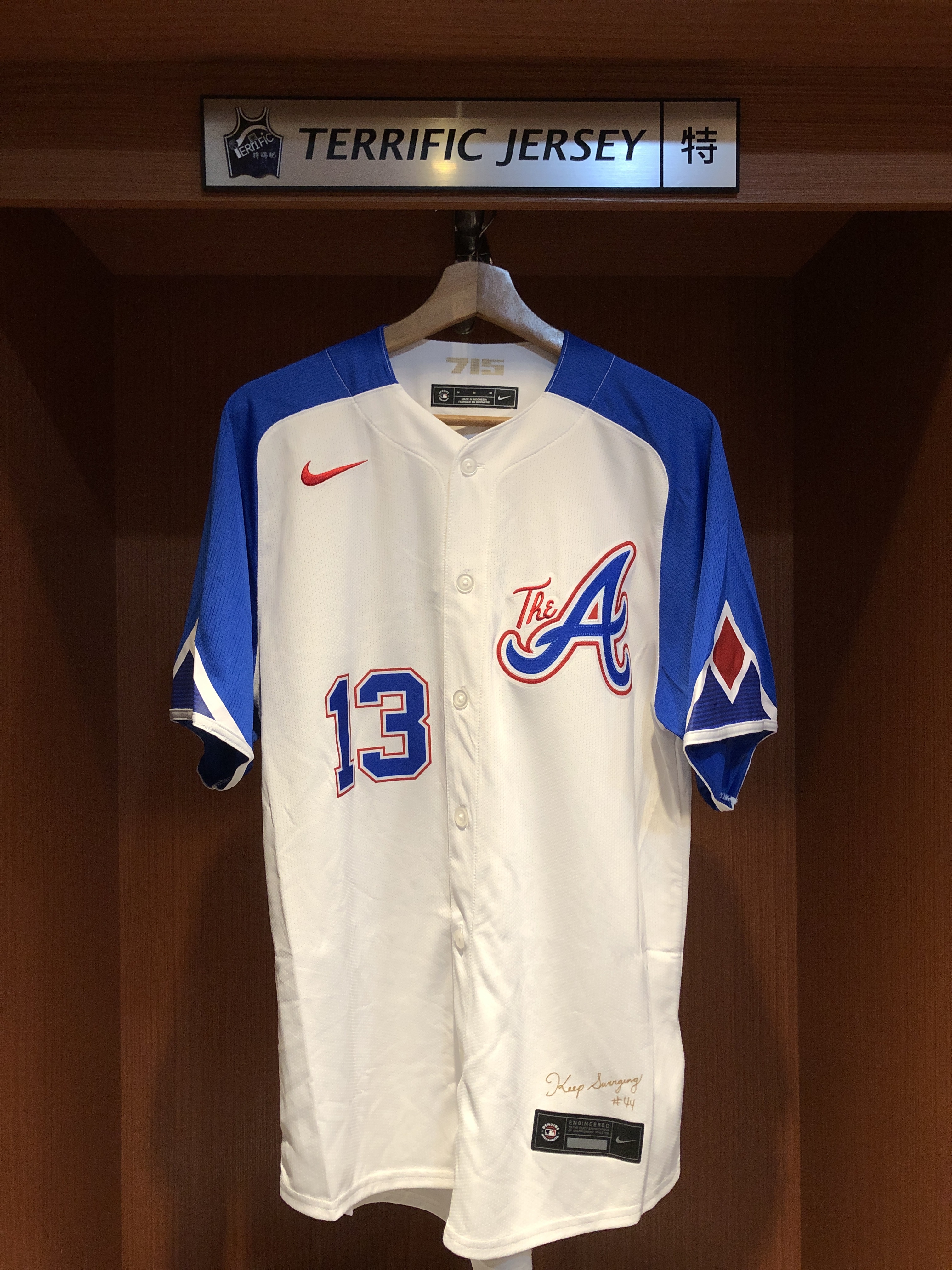 MLB球衣 Ronald Acuna Jr. 亞特蘭大勇士城市 Nike Limited Player Name Jersey 球迷版 熱轉印 全新
