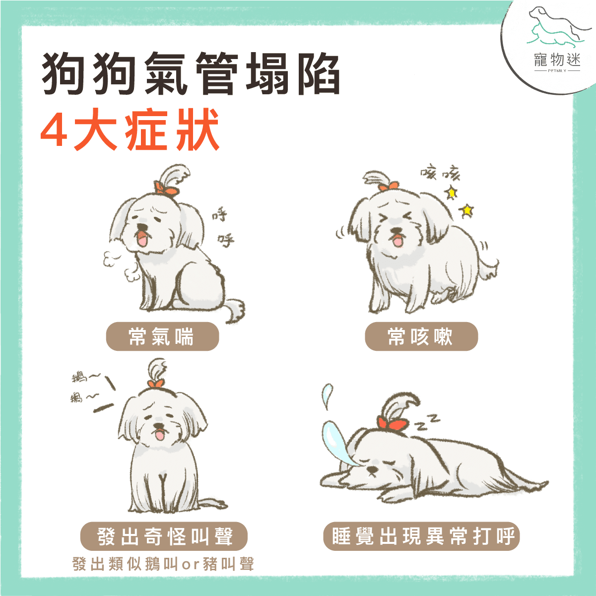 發作時狗狗會出現哪些症狀？