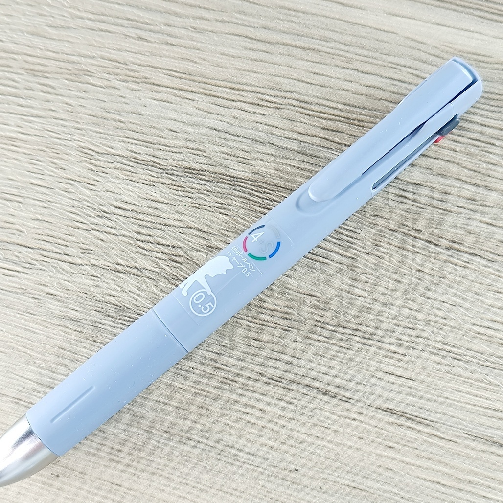 日本ZEBRA．bLen 4+S 多機能原子筆 0.5mm 貓毛限定色 共四色