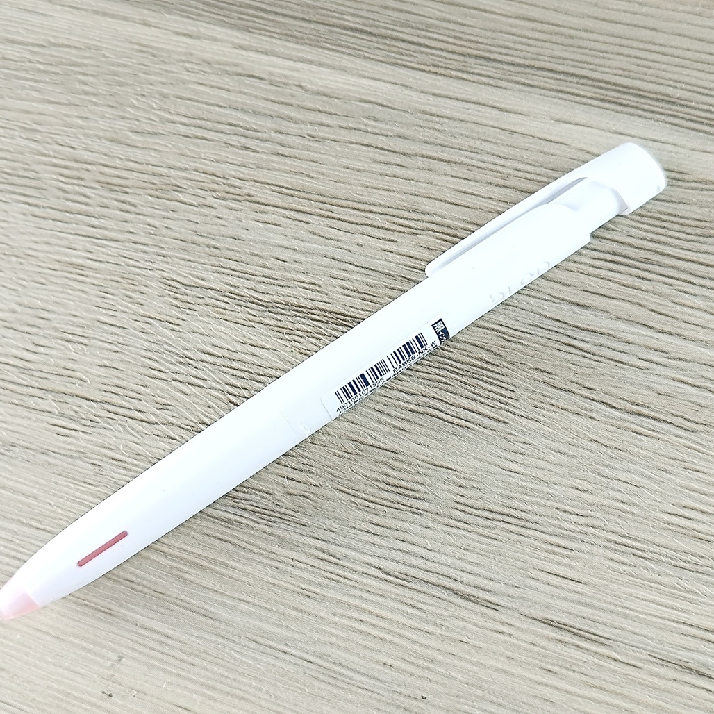 日本ZEBRA．bLen 1C 單色筆 0.5mm 黑芯 貓毛限定色 白桿/奶油桿