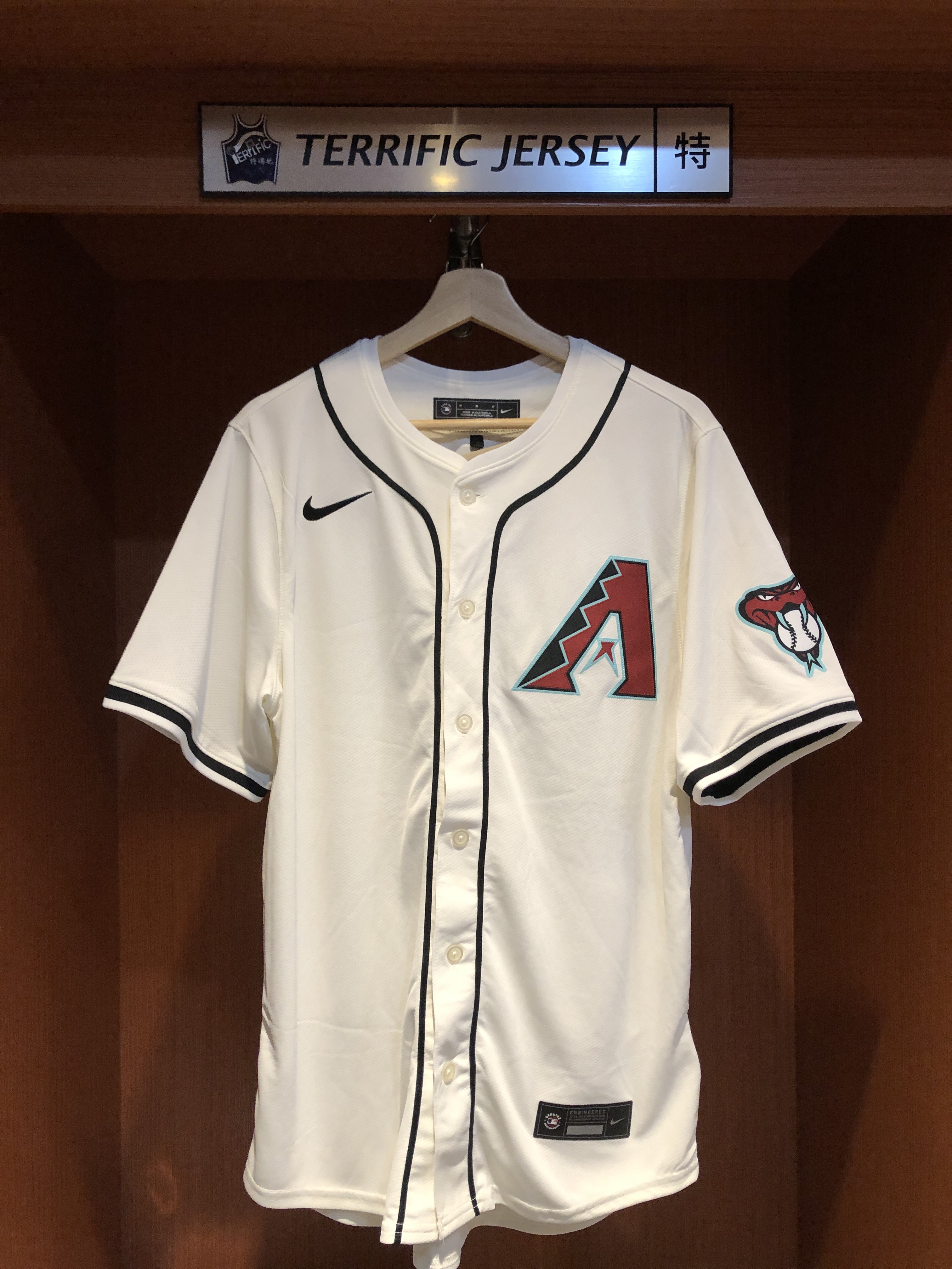 MLB球衣 Corbin Carroll 亞利桑那響尾蛇白 Nike Limited Player Name Jersey 球迷版 熱轉印 全新